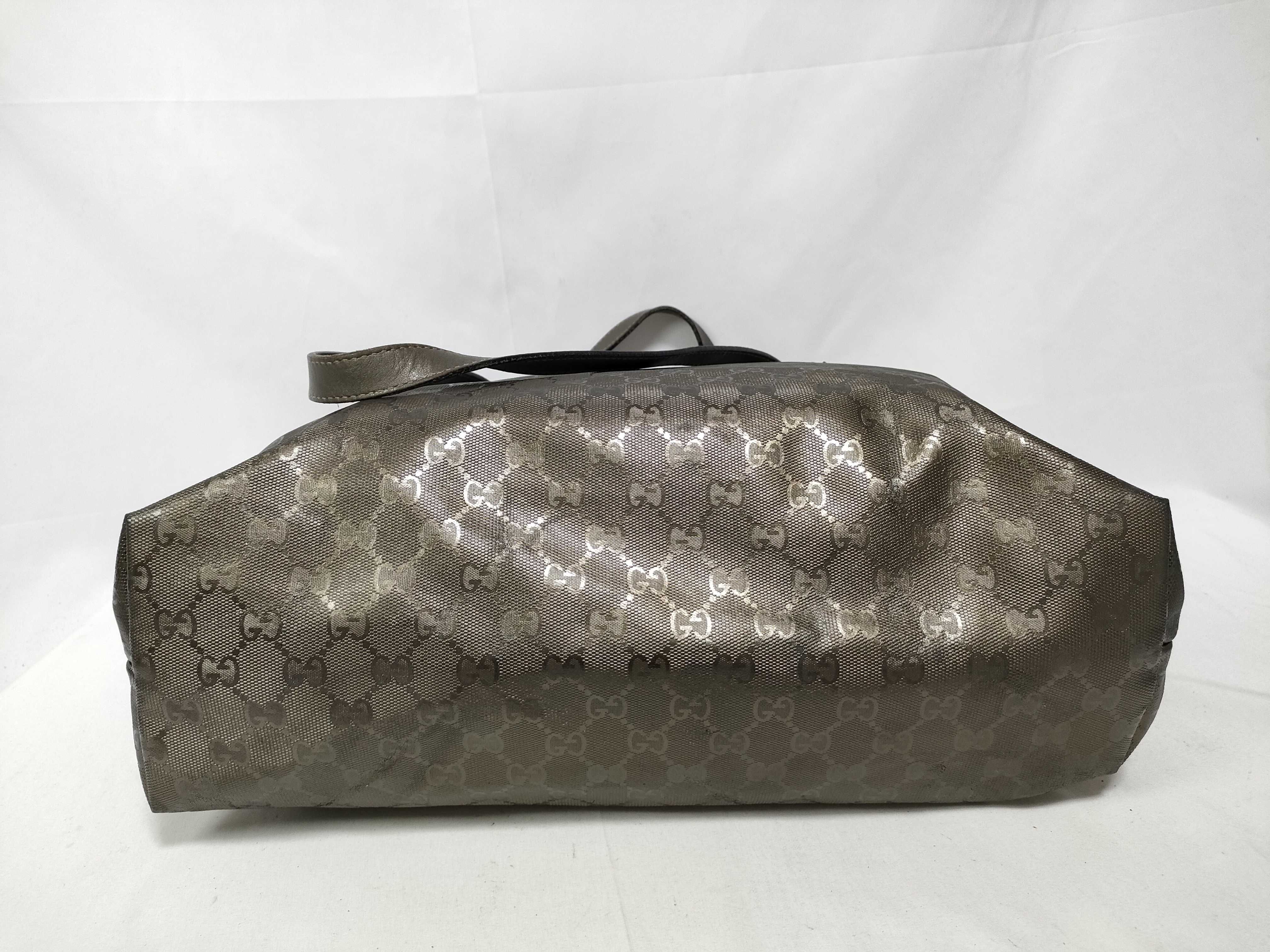 GG Imprime Tote Bag, Gold, 211137 (Handbag) — view 3