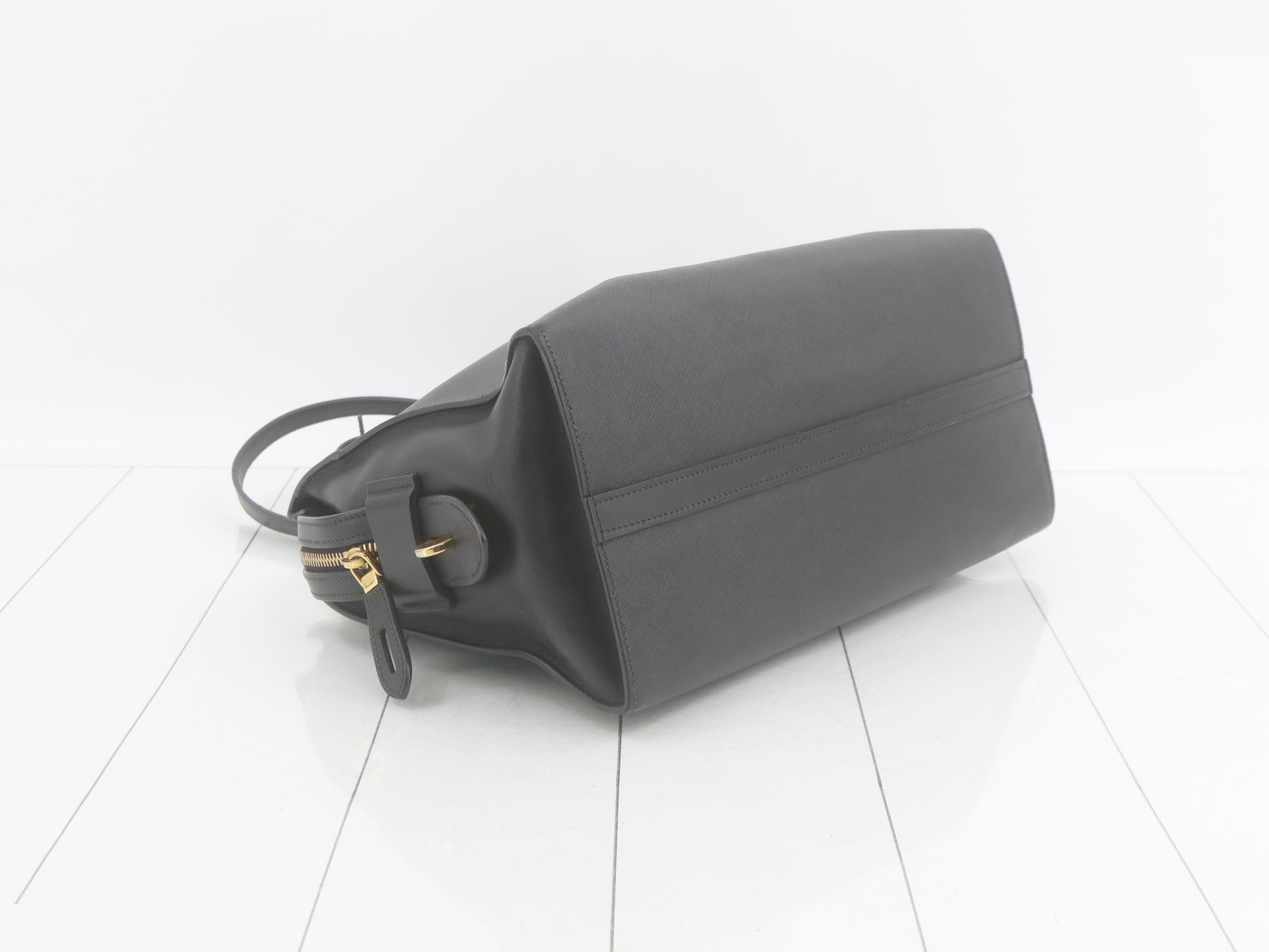 Esplanade Saffiano 2-Way Shoulder/Tote Bag, Bicolor — view 5