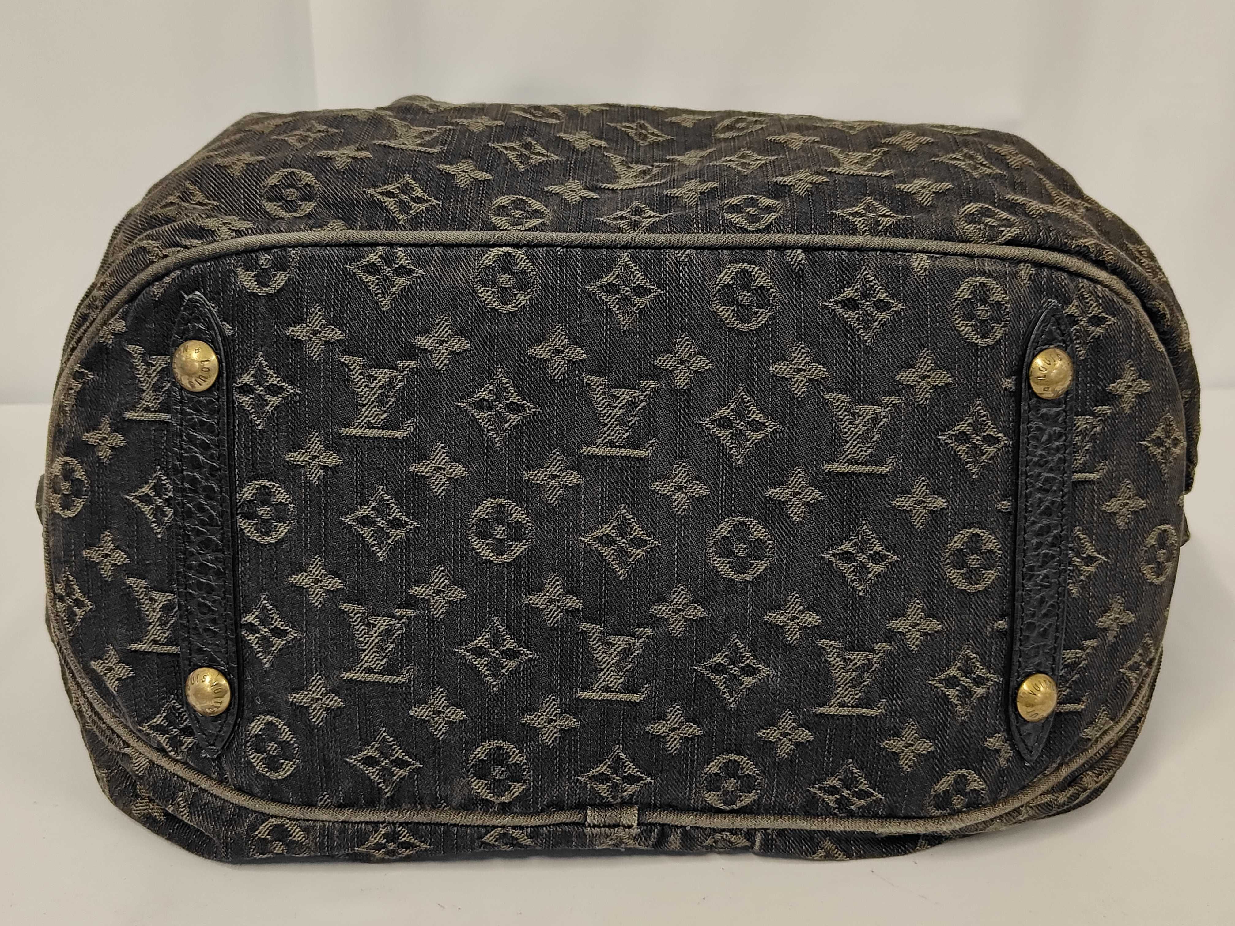 Monogram Denim Neo Cavie MM Black 2-Way Handbag Shoulder Bag M95351 Shoulder Bag — view 7