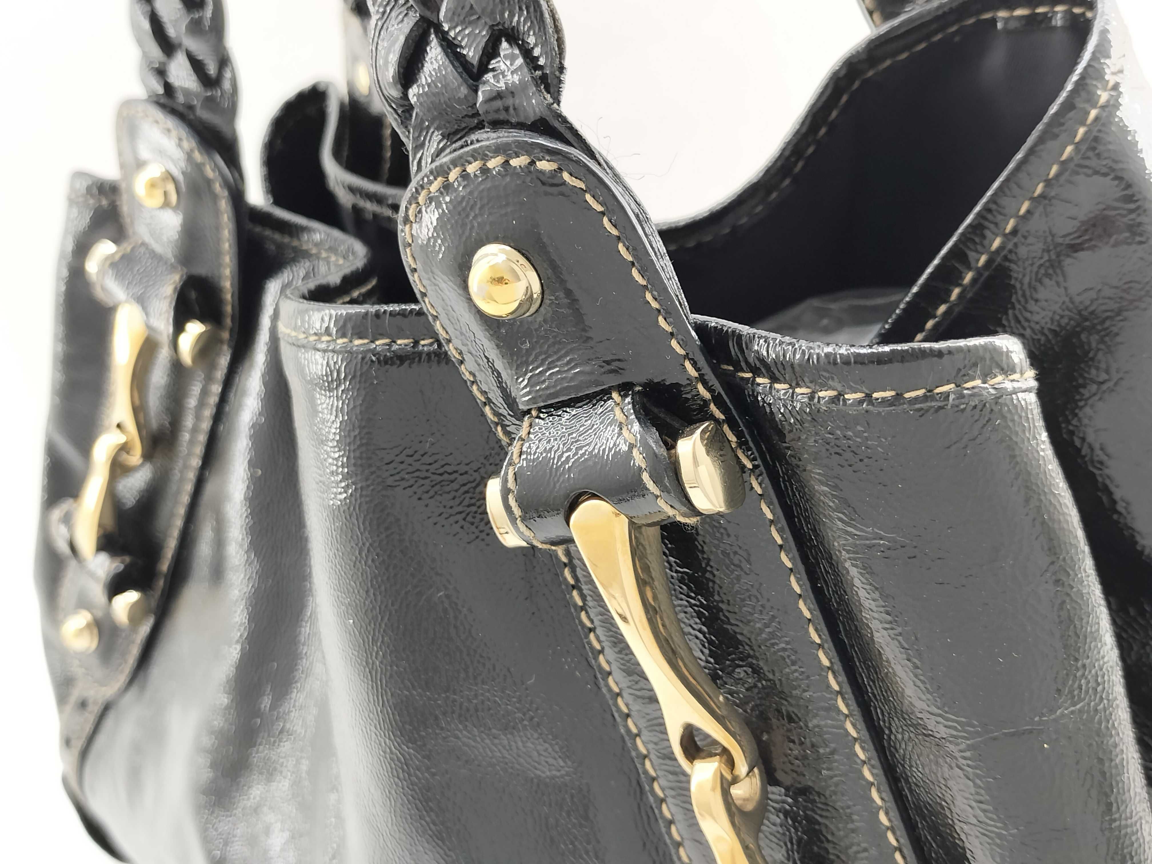 handbag, black tote bag — view 3