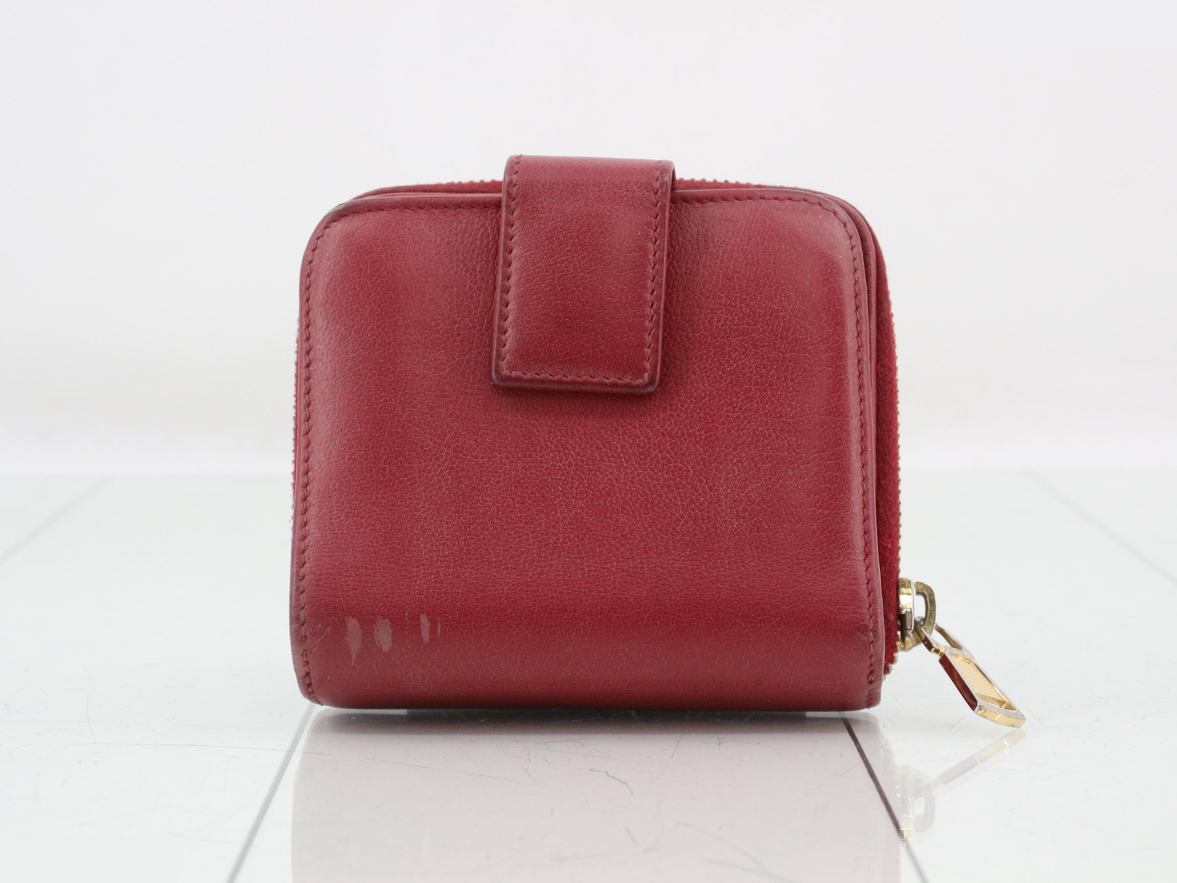 Leather logo bi-fold wallet — view 2