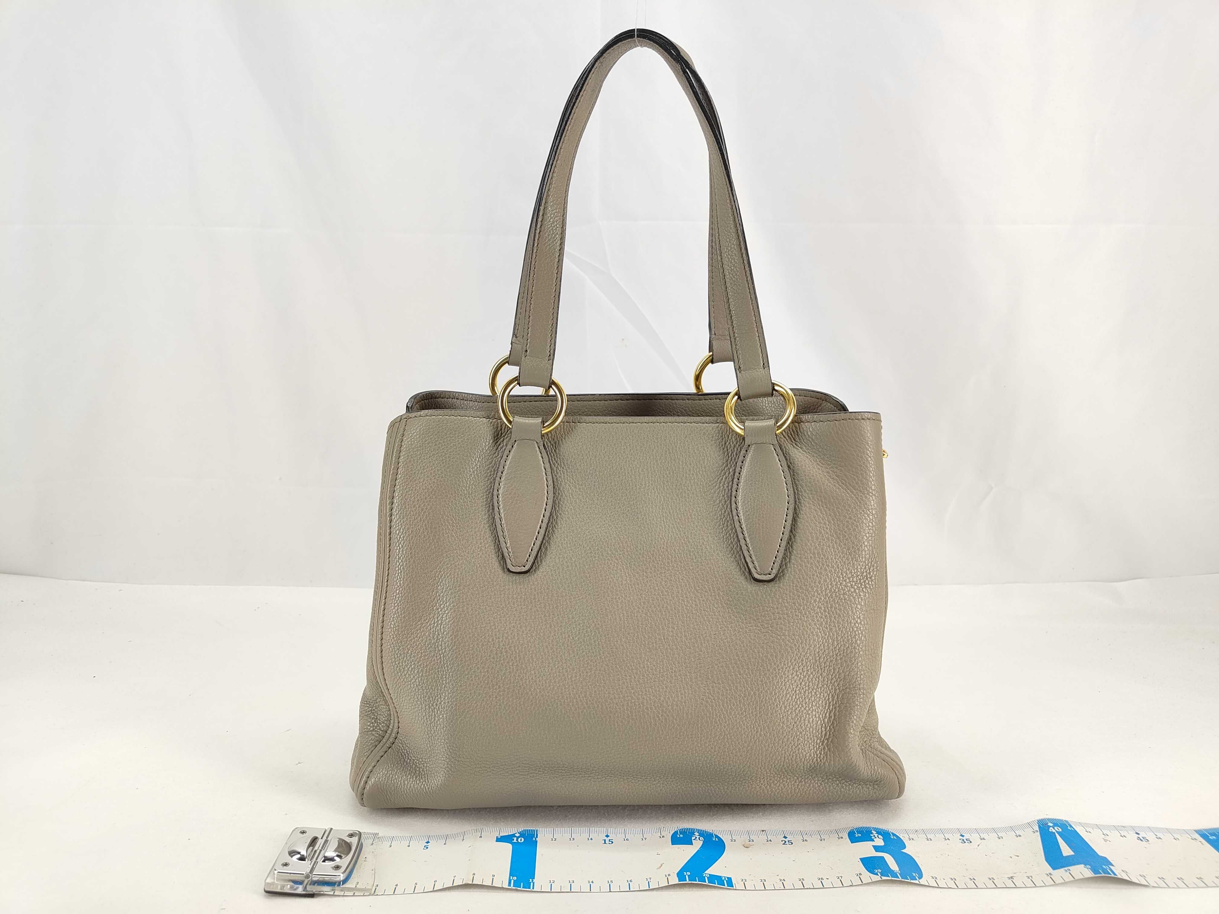 Vitello Phoenix Logo Hardware Tote Bag — view 2