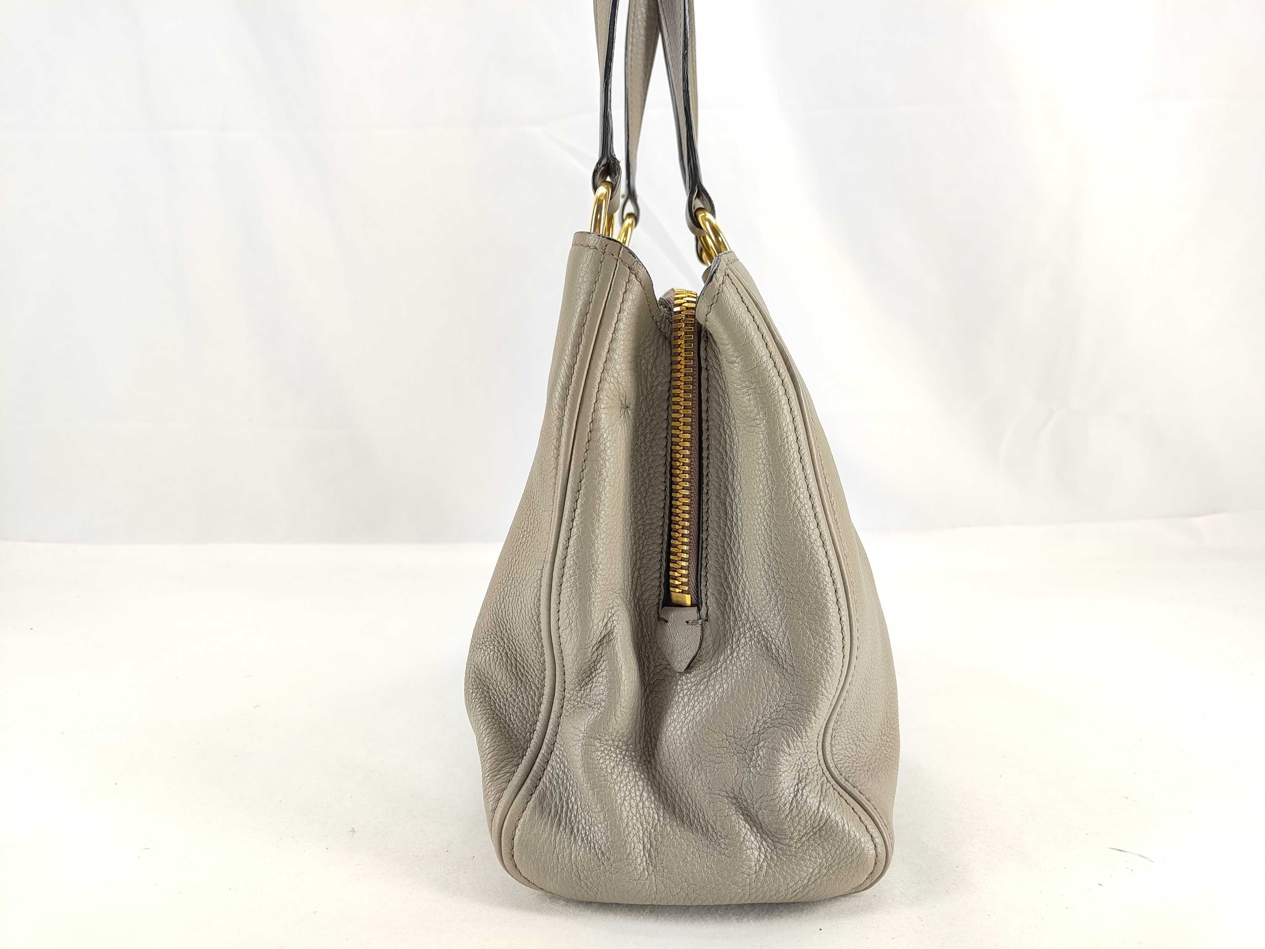 Vitello Phoenix Logo Hardware Tote Bag — view 3