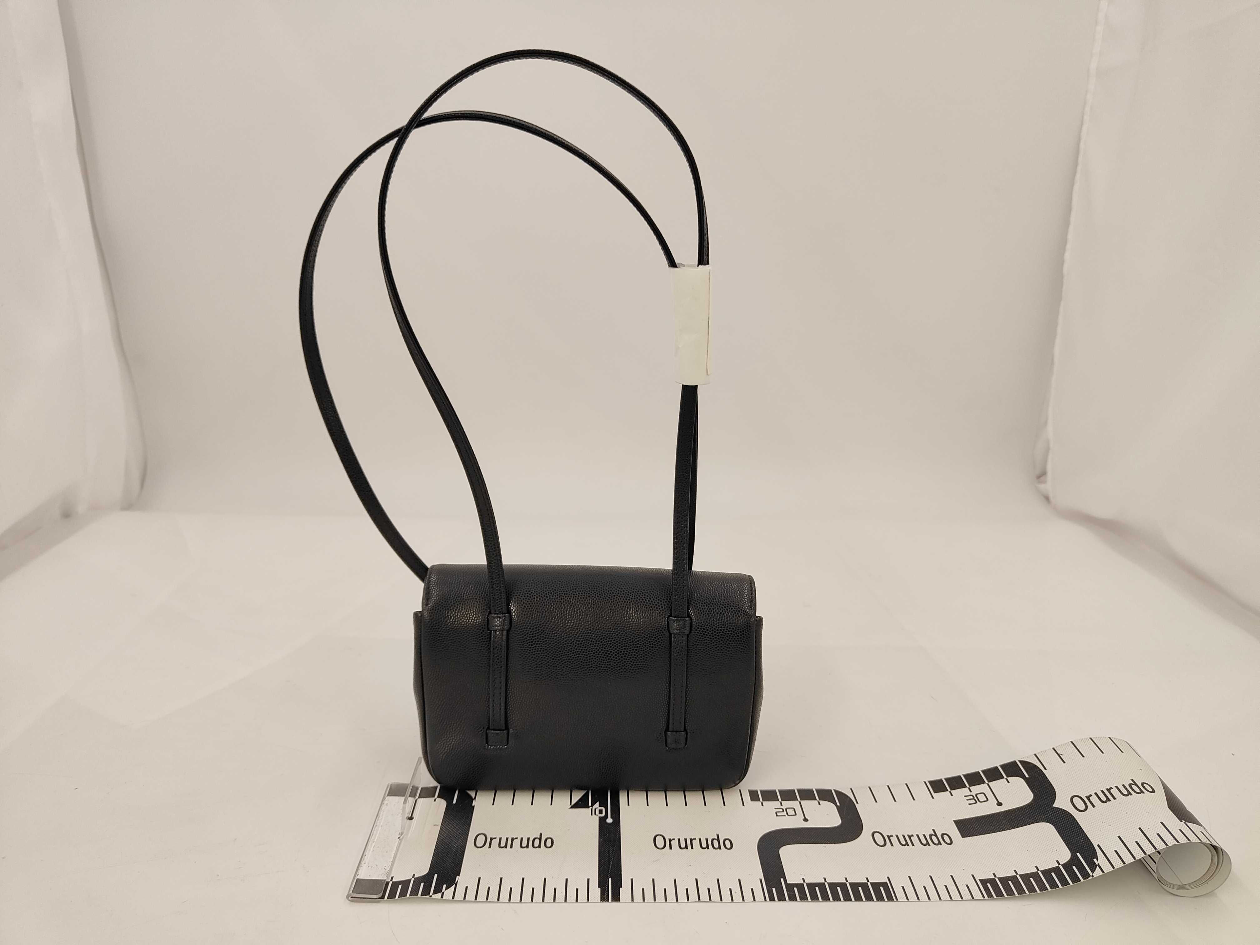 Preppy Coco Shoulder Bag, Caviar Leather, Black, P1487816 (Shoulder Bag) — view 2