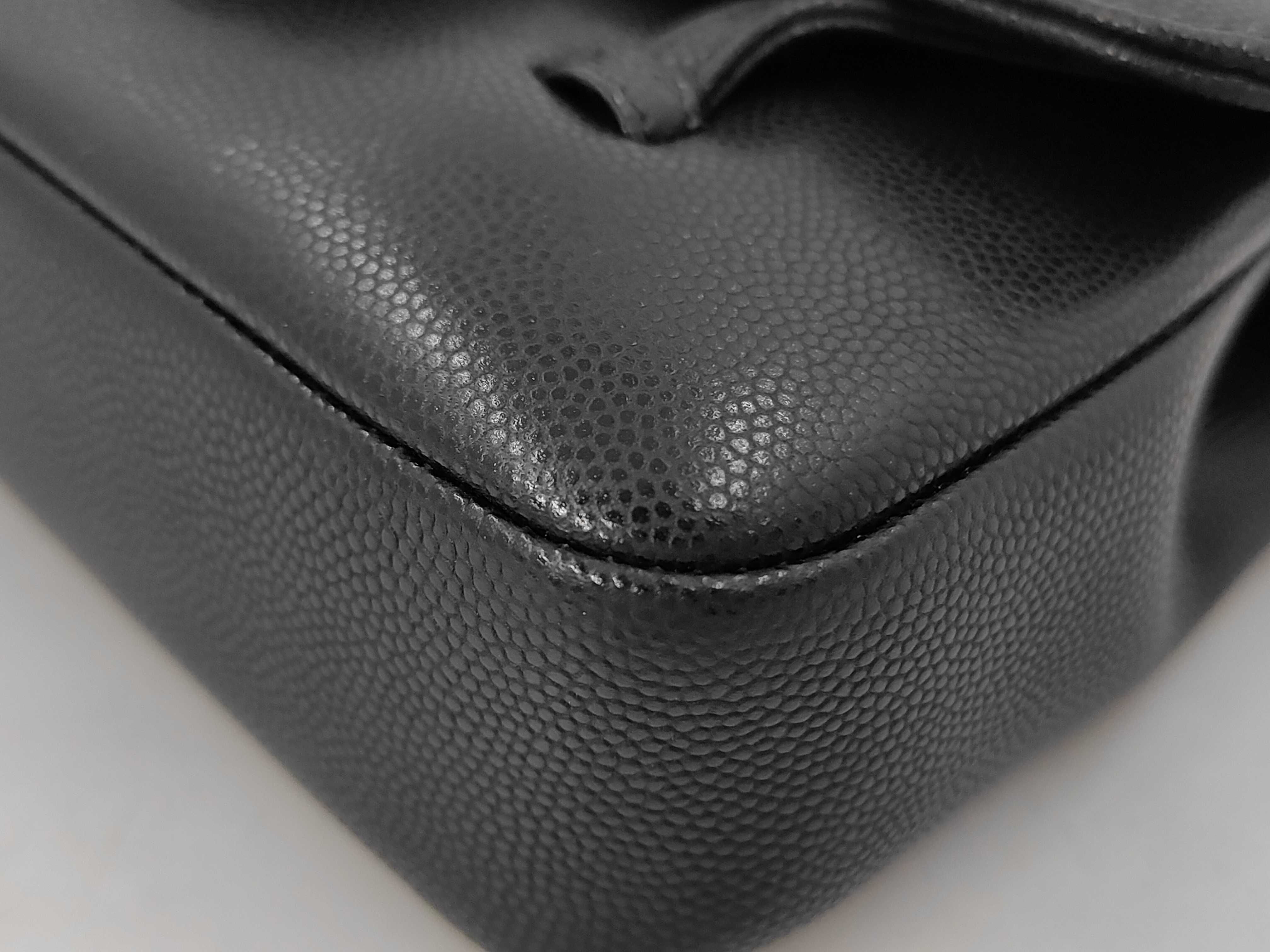 Preppy Coco Shoulder Bag, Caviar Leather, Black, P1487816 (Shoulder Bag) — view 4