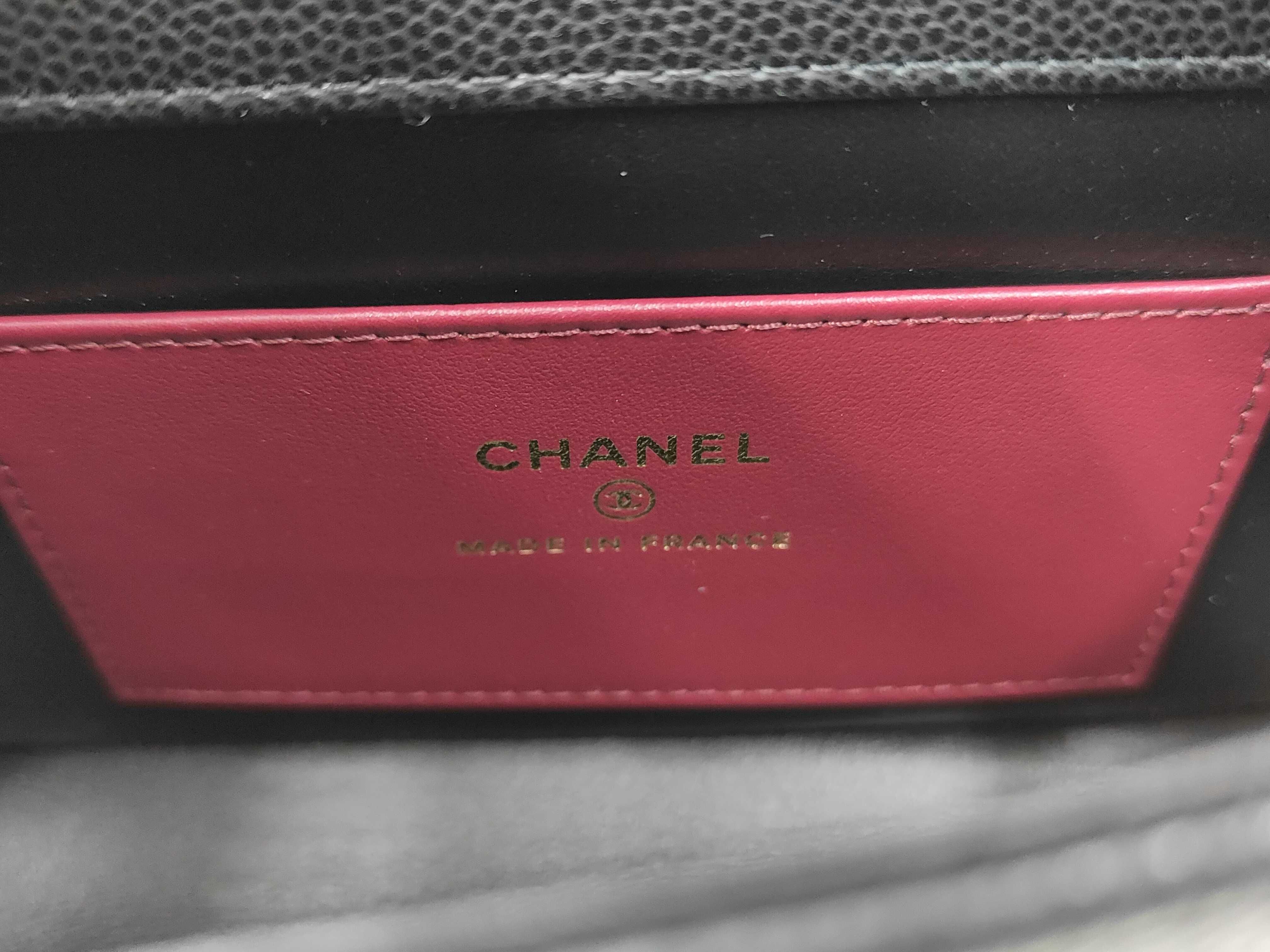 Preppy Coco Shoulder Bag, Caviar Leather, Black, P1487816 (Shoulder Bag) — view 10