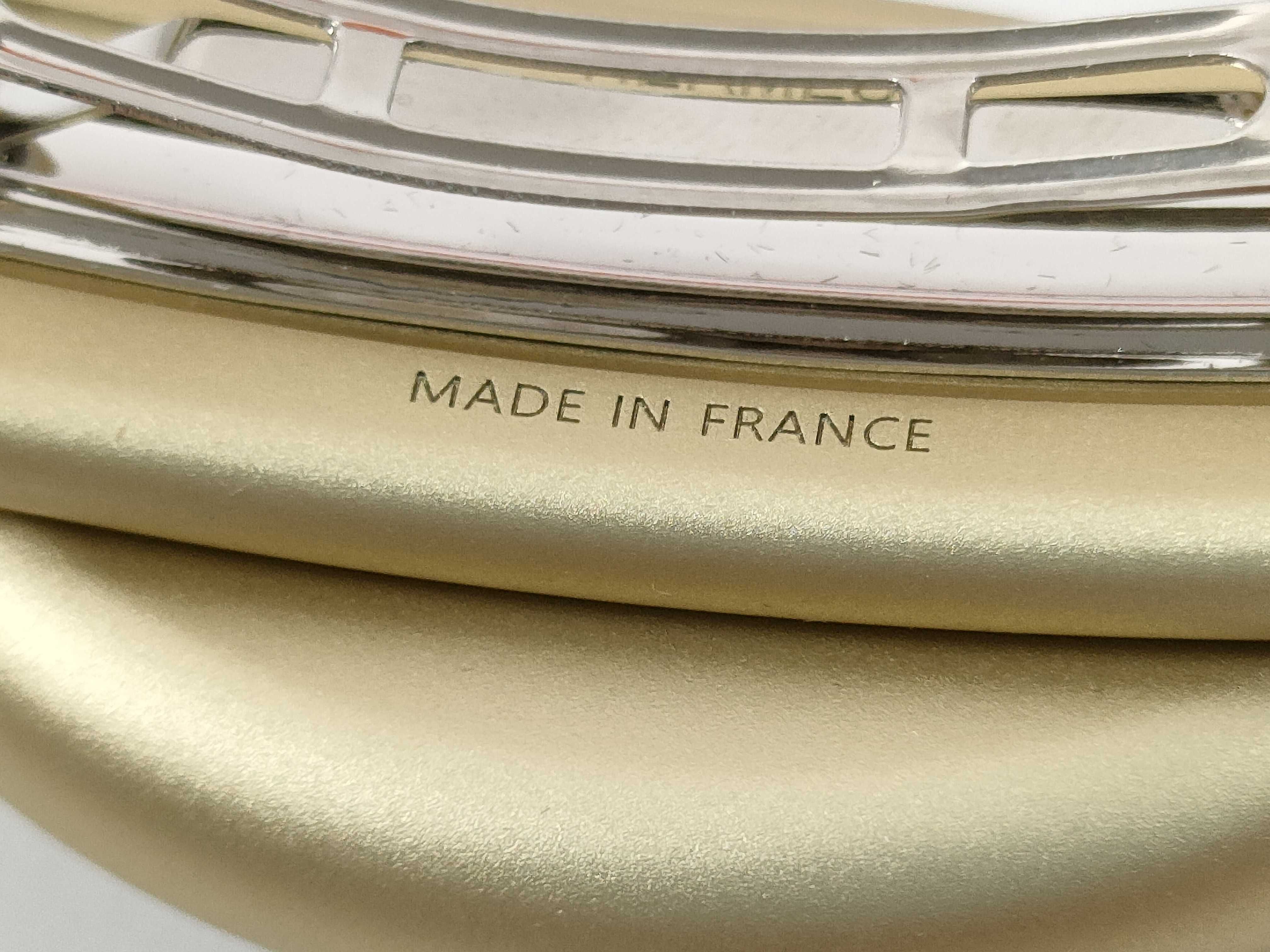 Trimaillon PM Barrette, Matte Gold x Silver Hardware, Unused, Hair Accessory — view 4