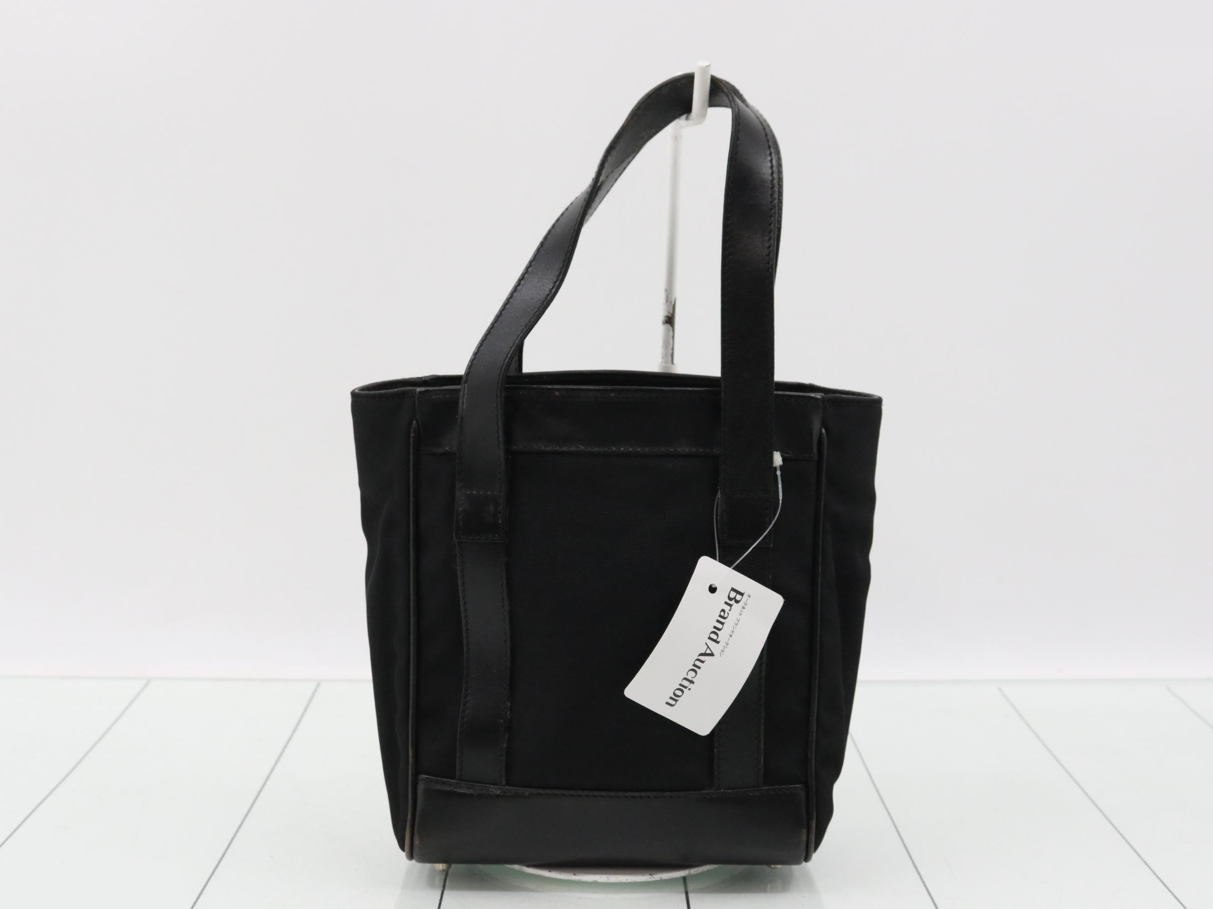 0002854 Canvas Black Tote Bag — view 2