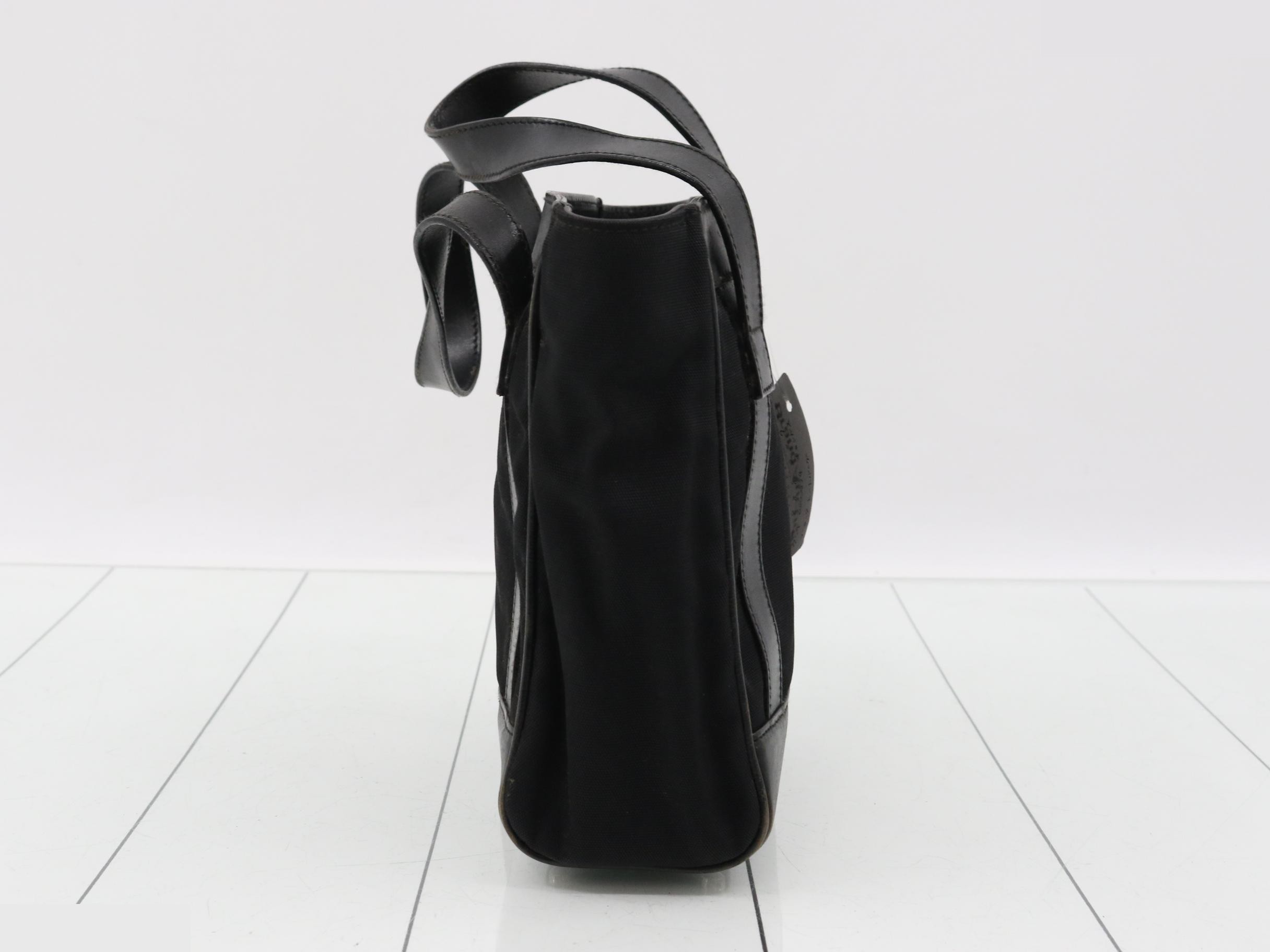 0002854 Canvas Black Tote Bag — view 3
