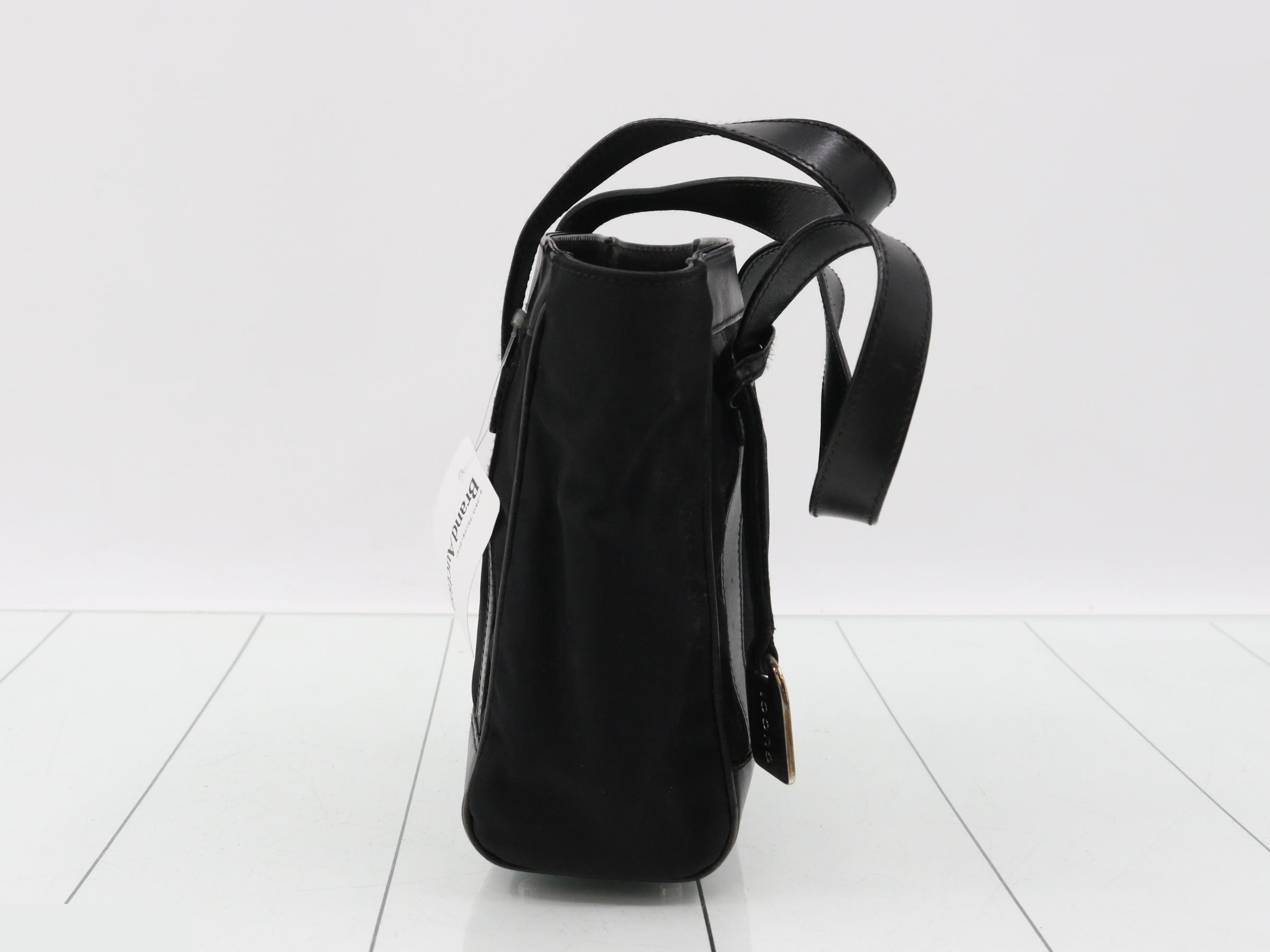 0002854 Canvas Black Tote Bag — view 4