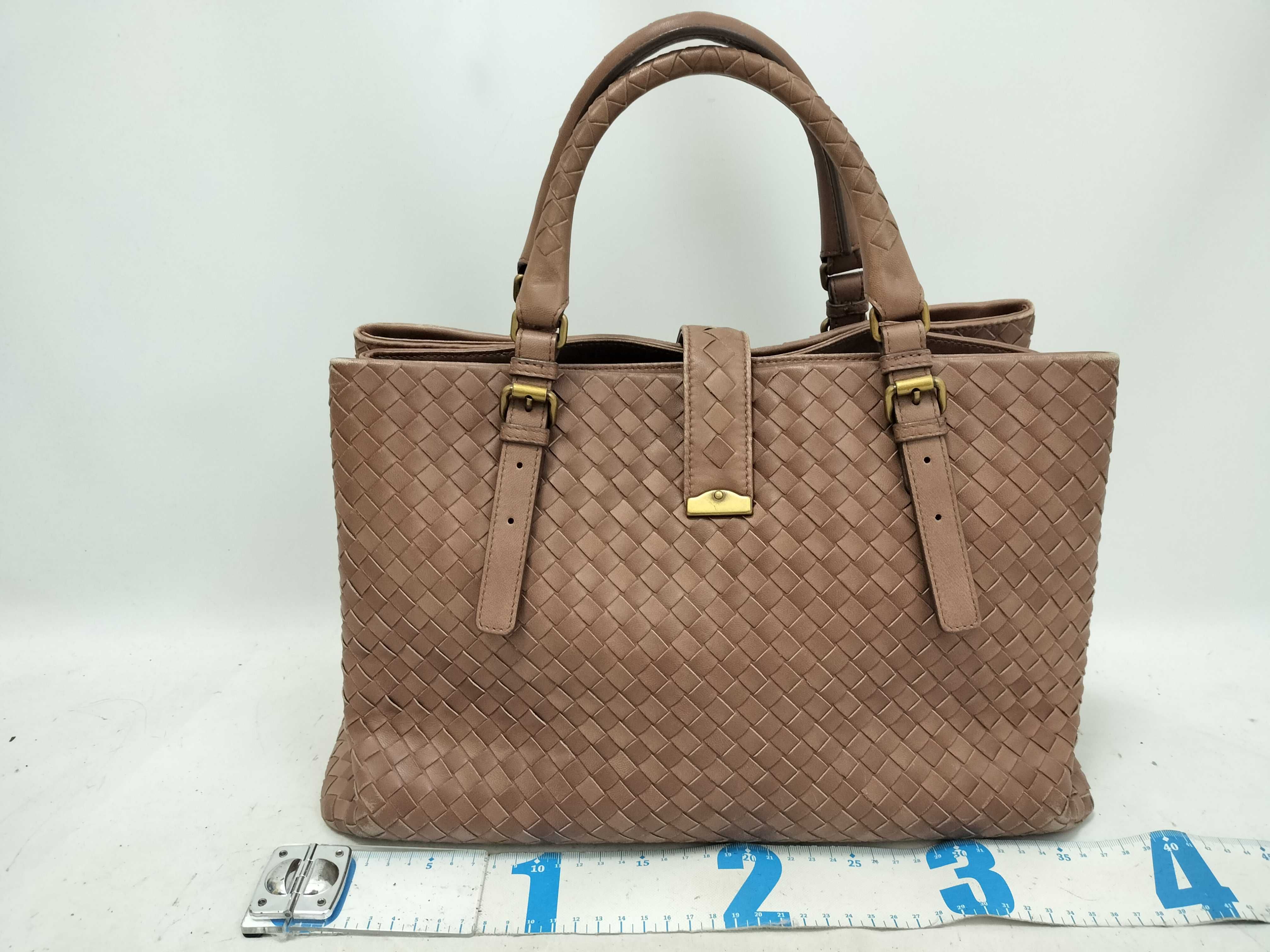 Intrecciato KR - Roma Leather Handbag Brown 171265 Handbag — view 2