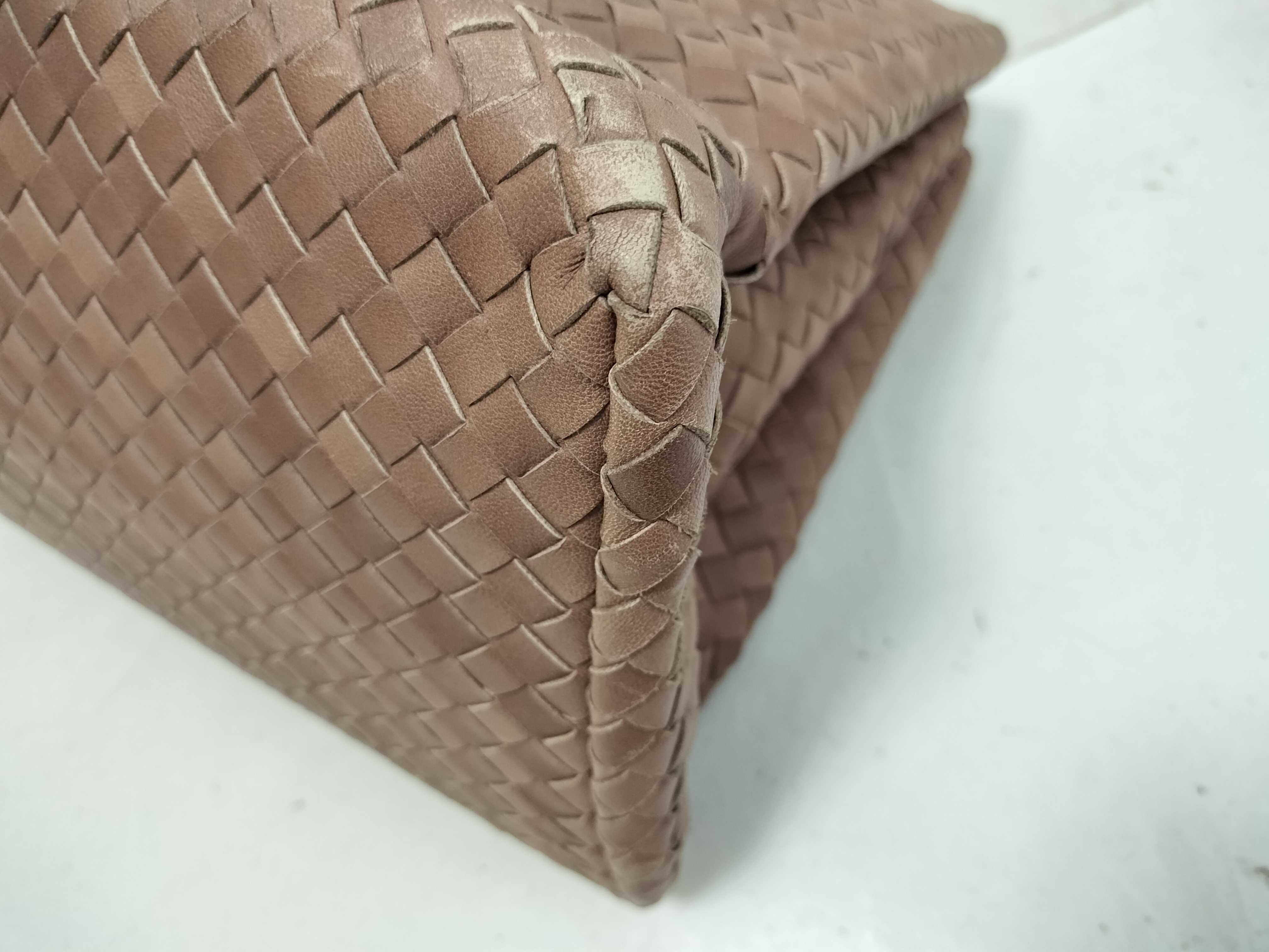 Intrecciato KR - Roma Leather Handbag Brown 171265 Handbag — view 6