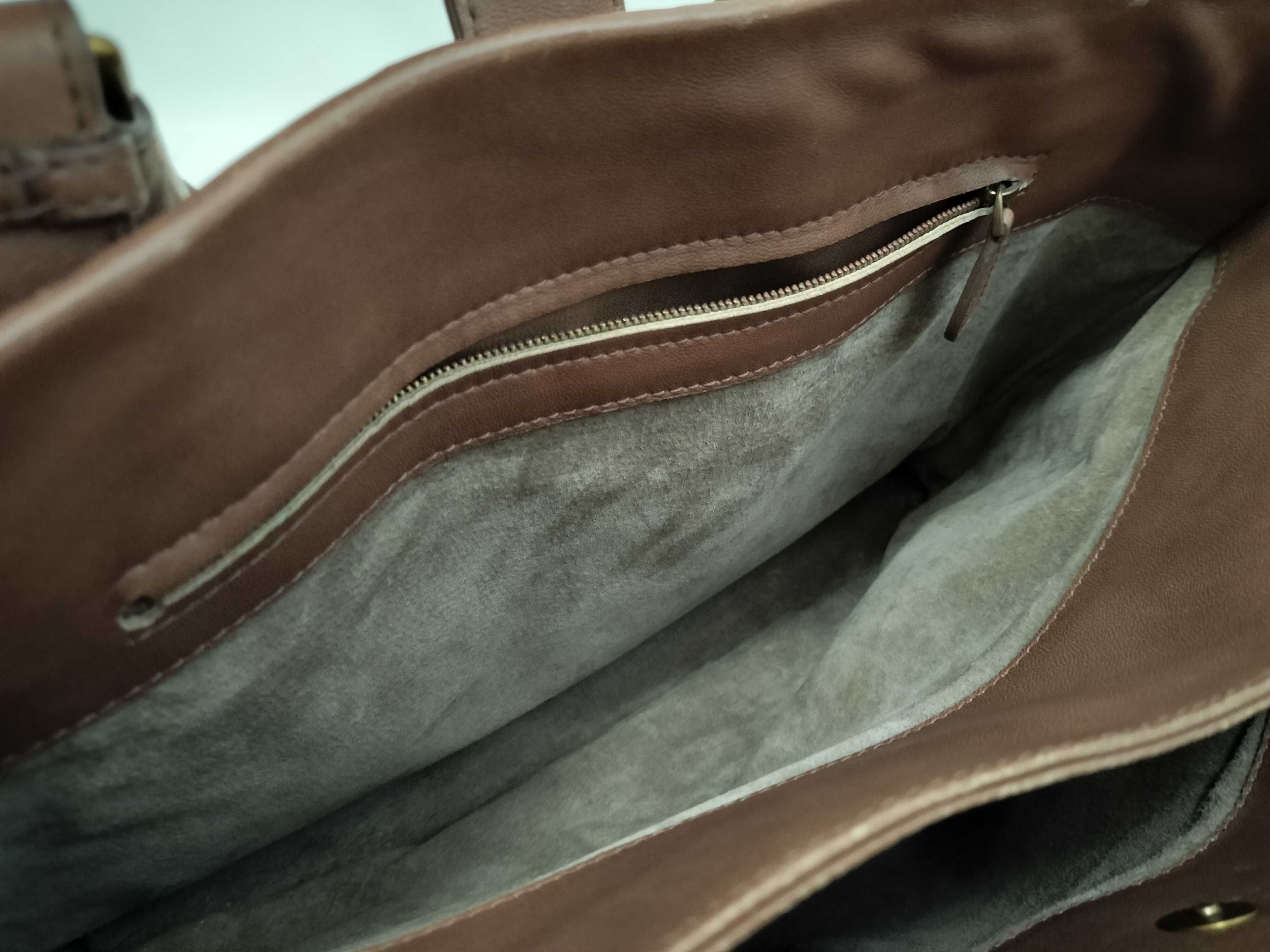 Intrecciato KR - Roma Leather Handbag Brown 171265 Handbag — view 9