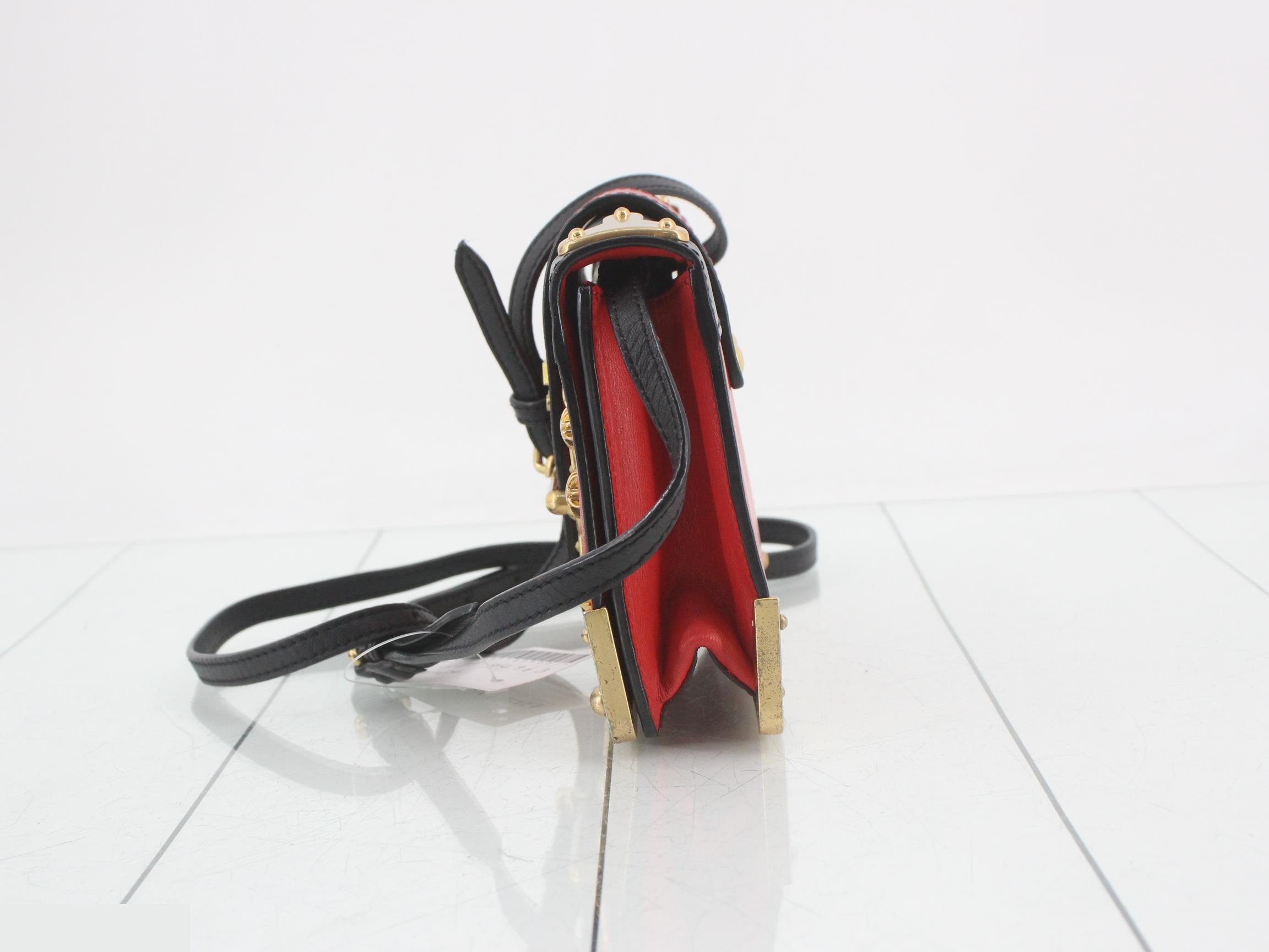 Cahier Saffiano Leather Shoulder Bag — view 3