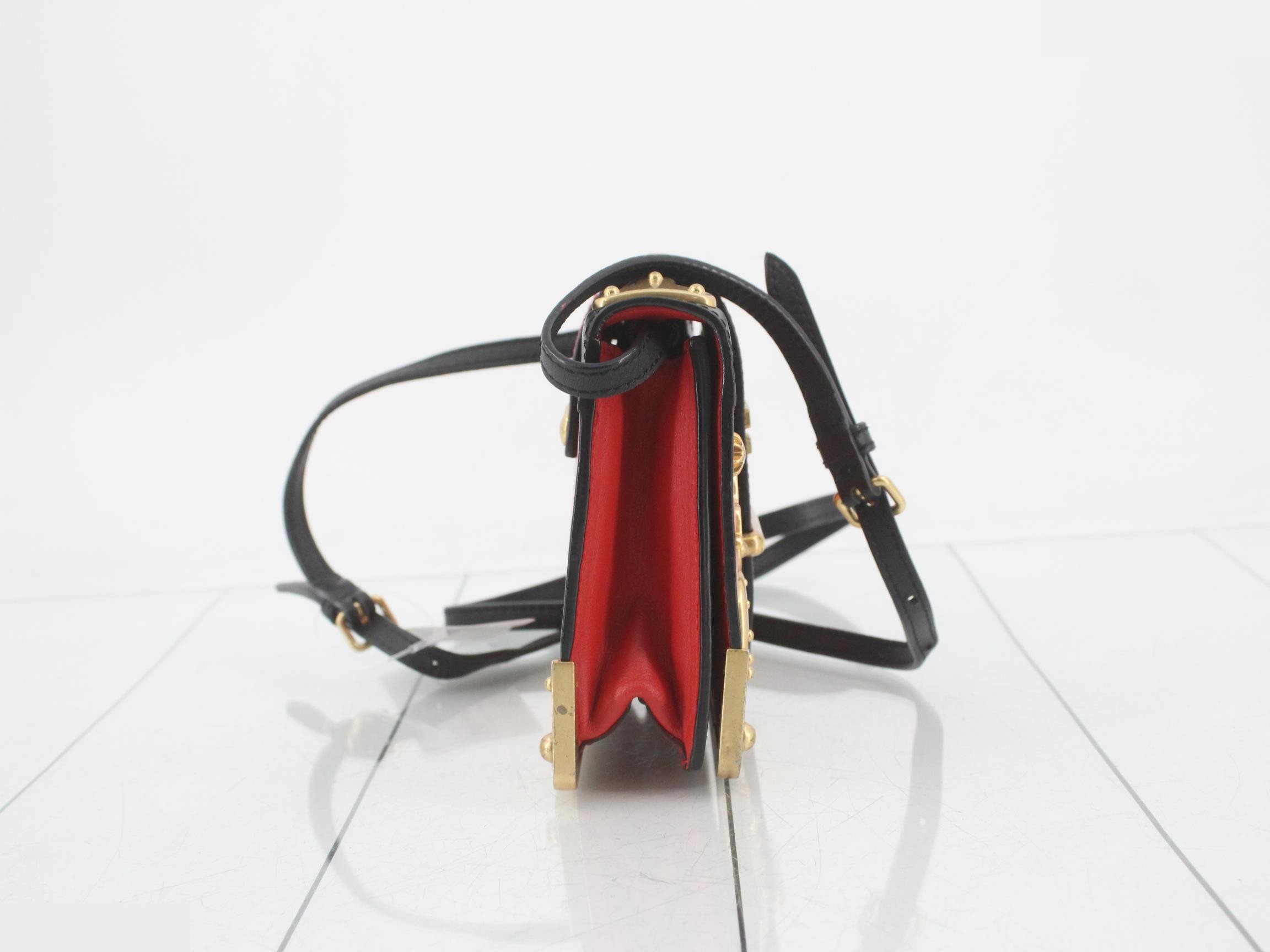 Cahier Saffiano Leather Shoulder Bag — view 4