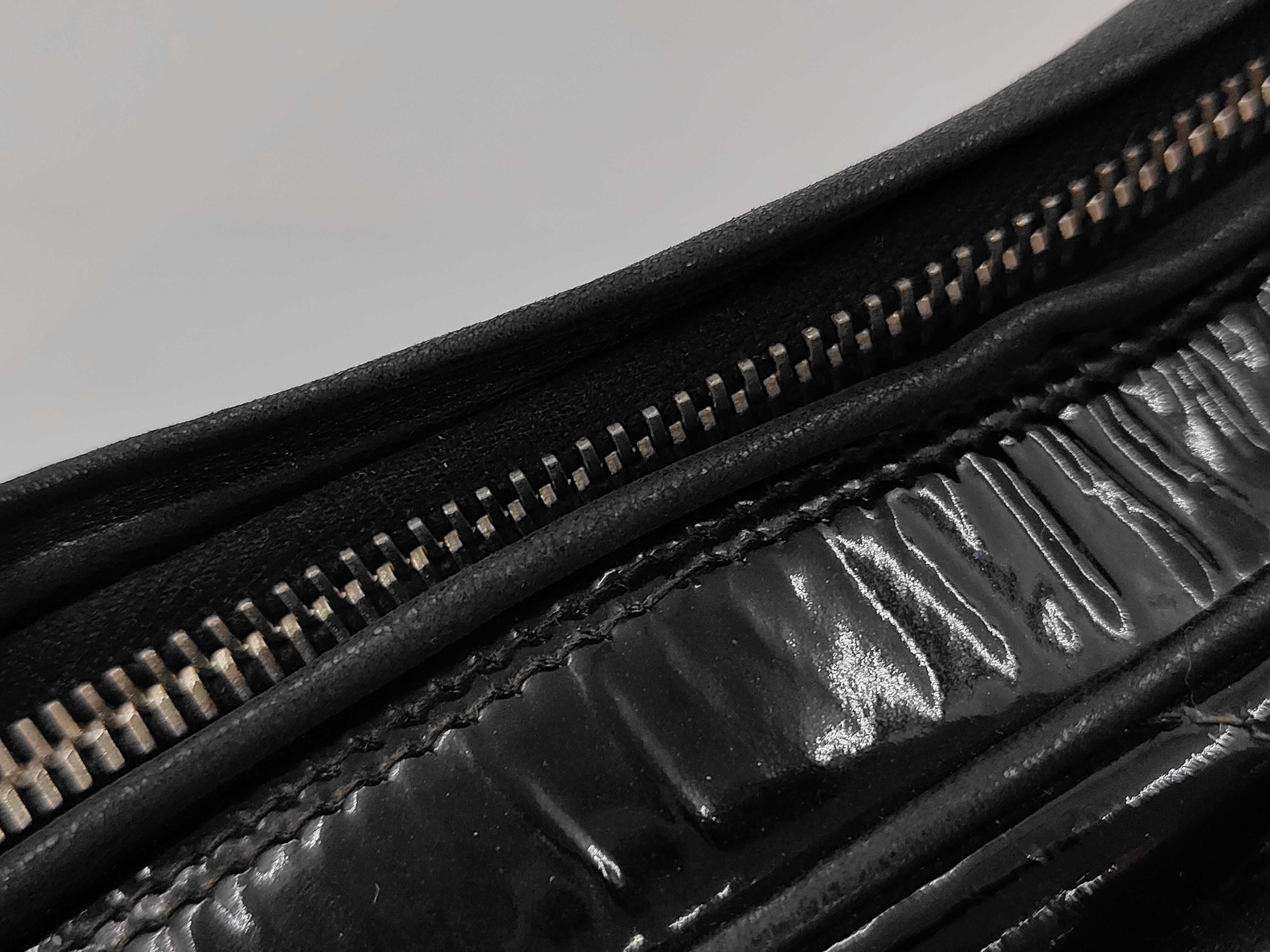 enamel Matelassé backpack, Coco Mark, serial number 4, with sticker. — view 9