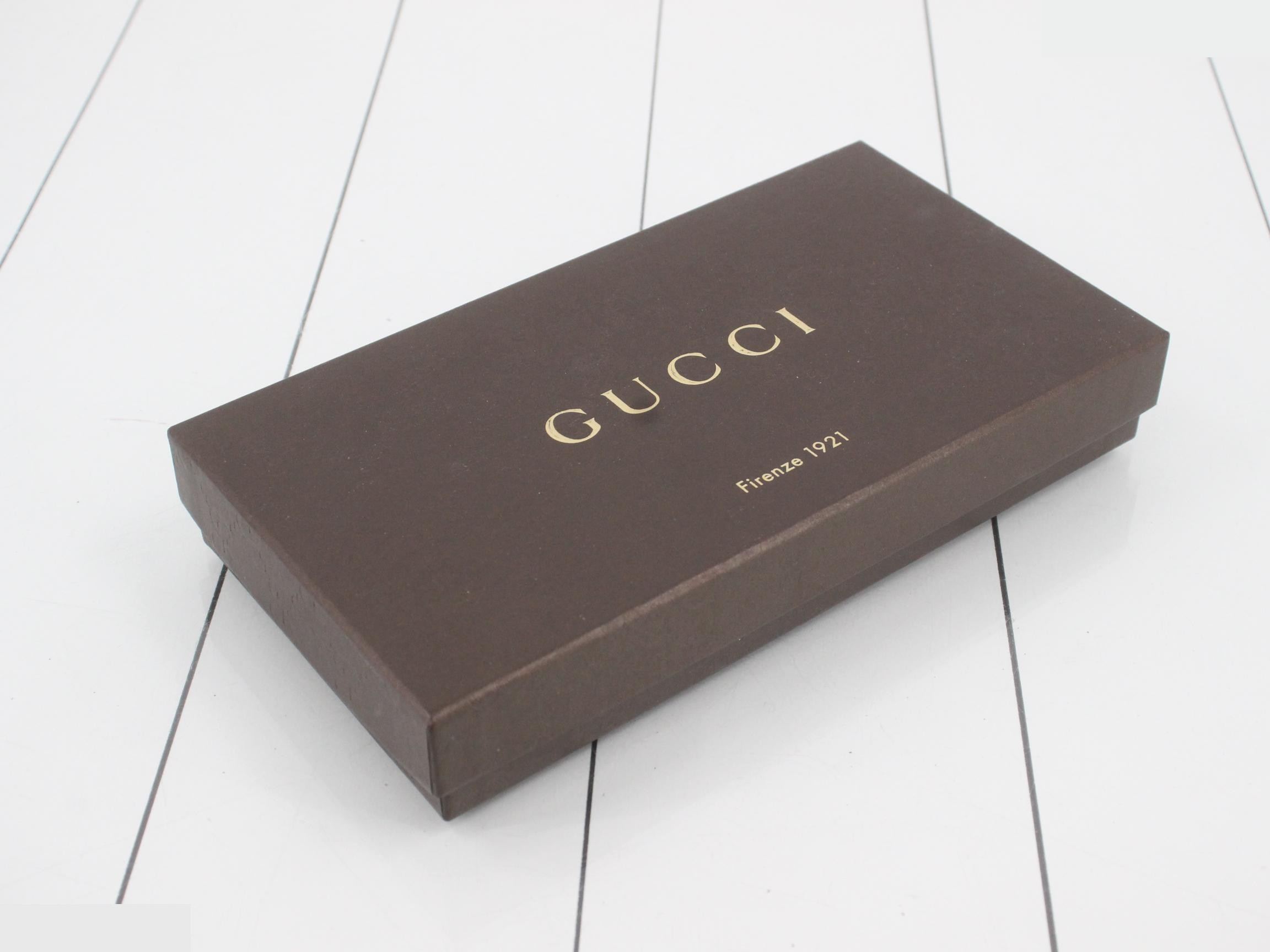 Microguccissima enamel round zipper long wallet — view 5