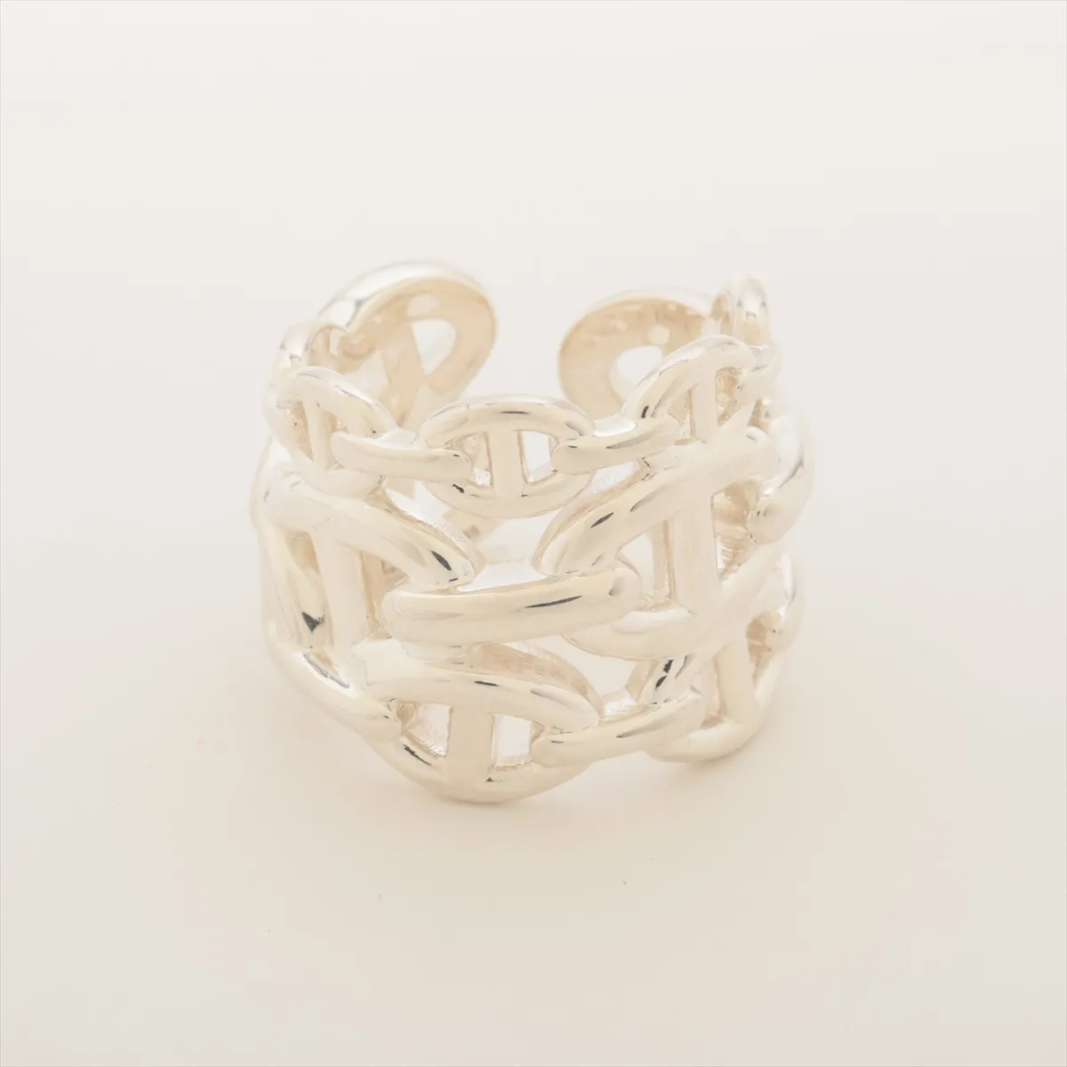 Chaine d'Ancre Enchainée GM 2023 Ring, Size 53, 925 Sterling Silver, 14.5g, 23AG566703.