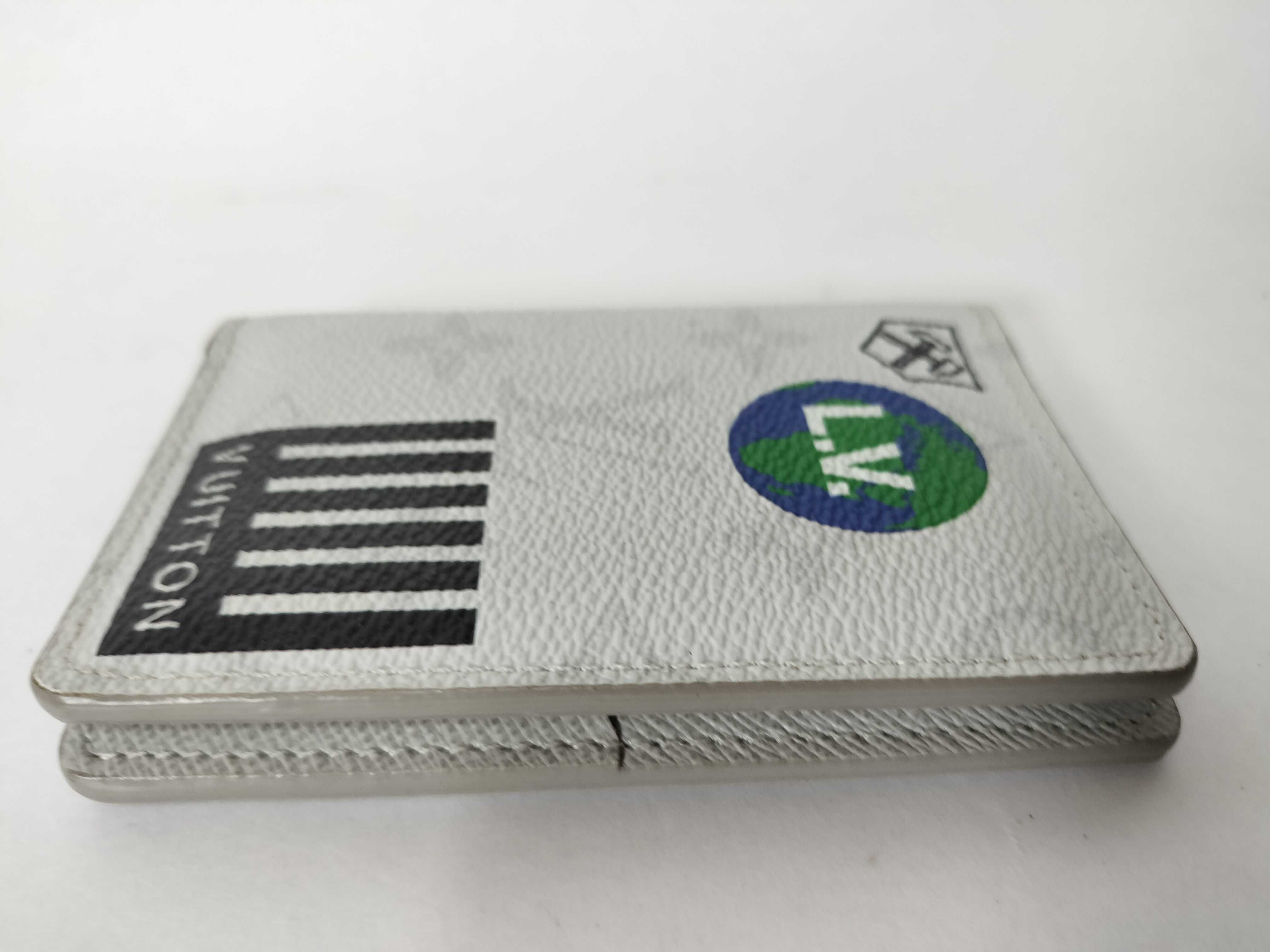 Monogram Louis Vuitton Card Case Organizer Depoche Card Case — view 4