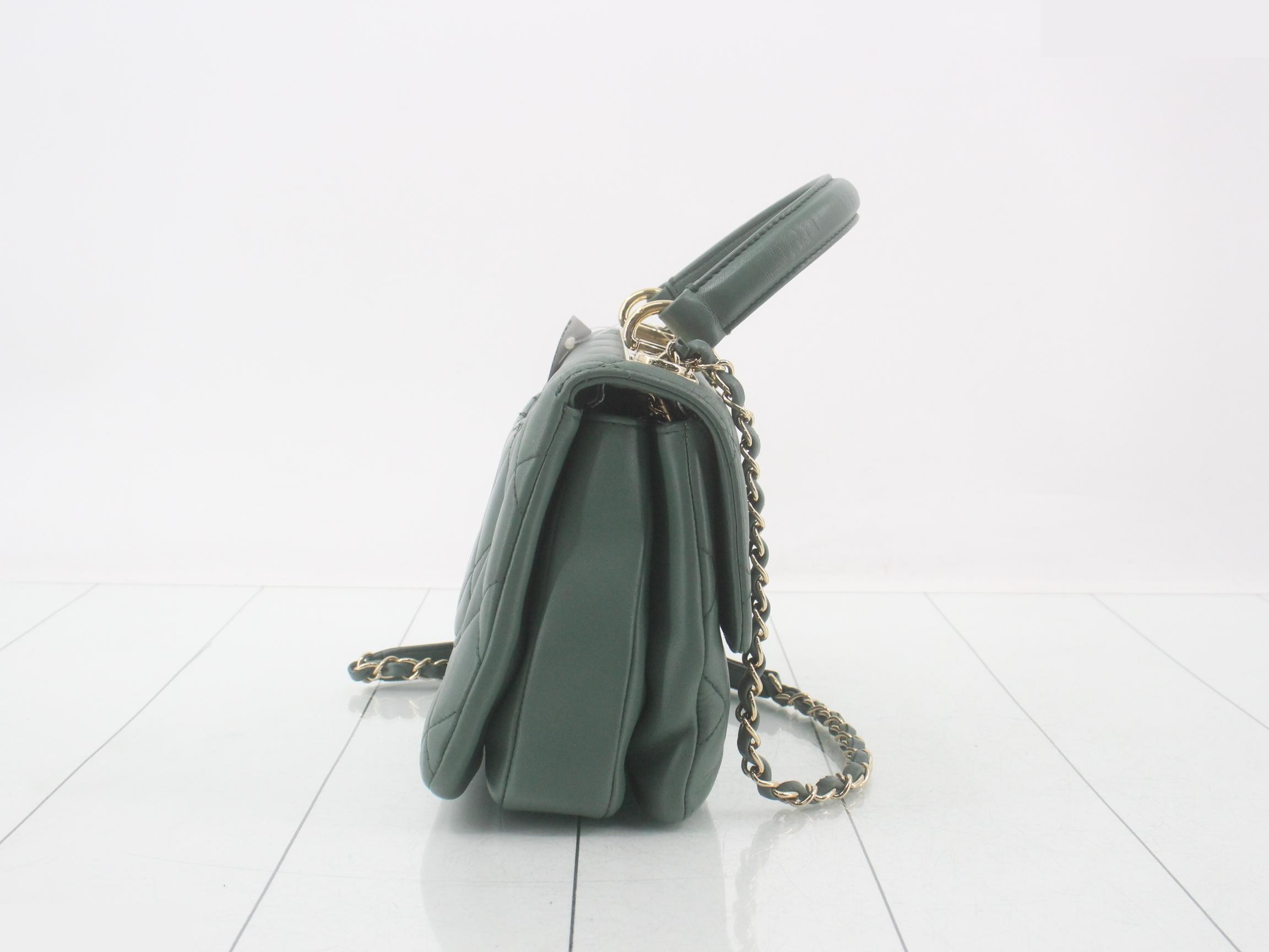 Matelassé handbag / chain shoulder bag (2-way) — view 4