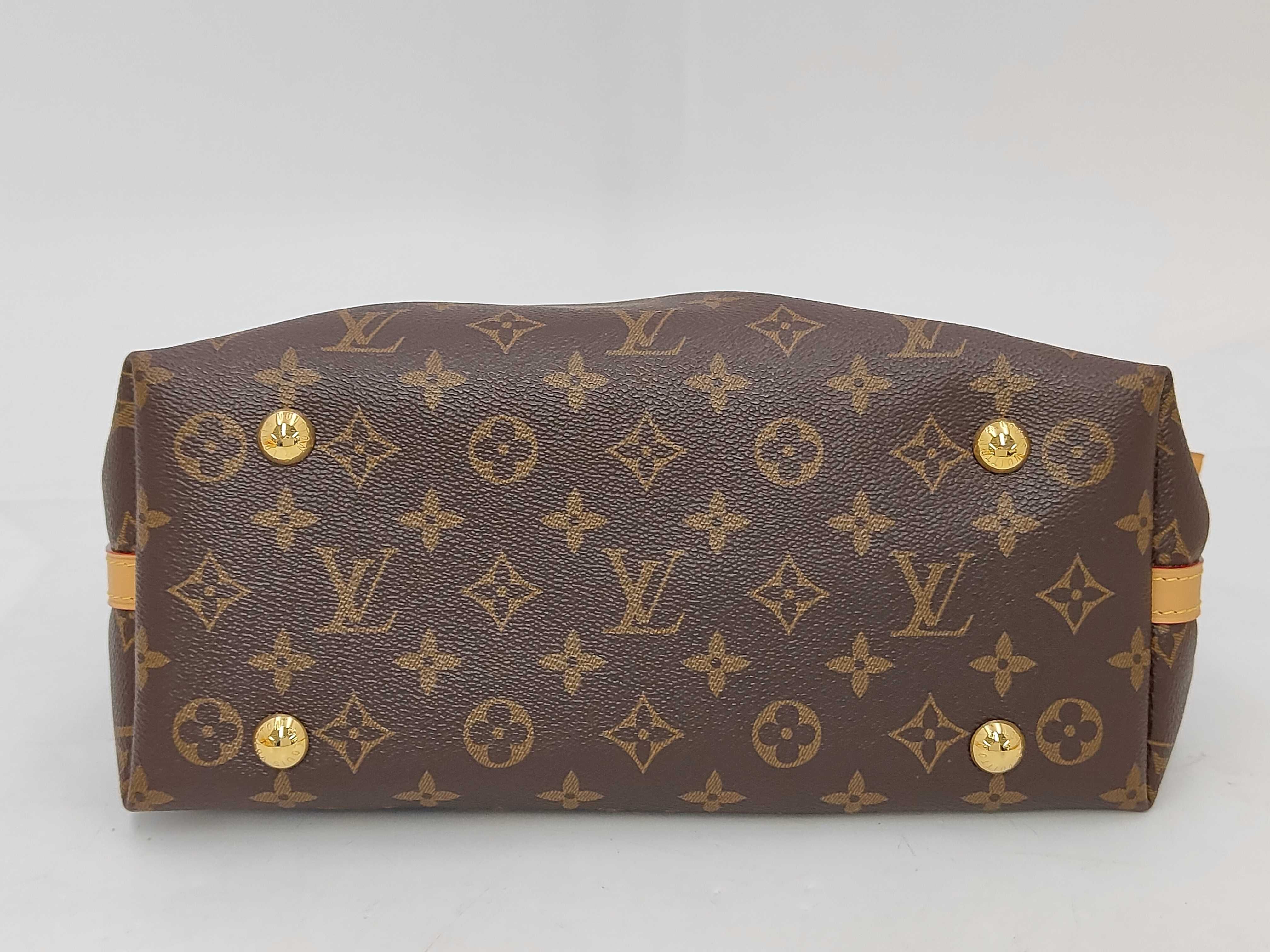LV Mono M46203 Carryall NM PM RFID Bag with Dust Bag, Pouch, and Charm — view 6