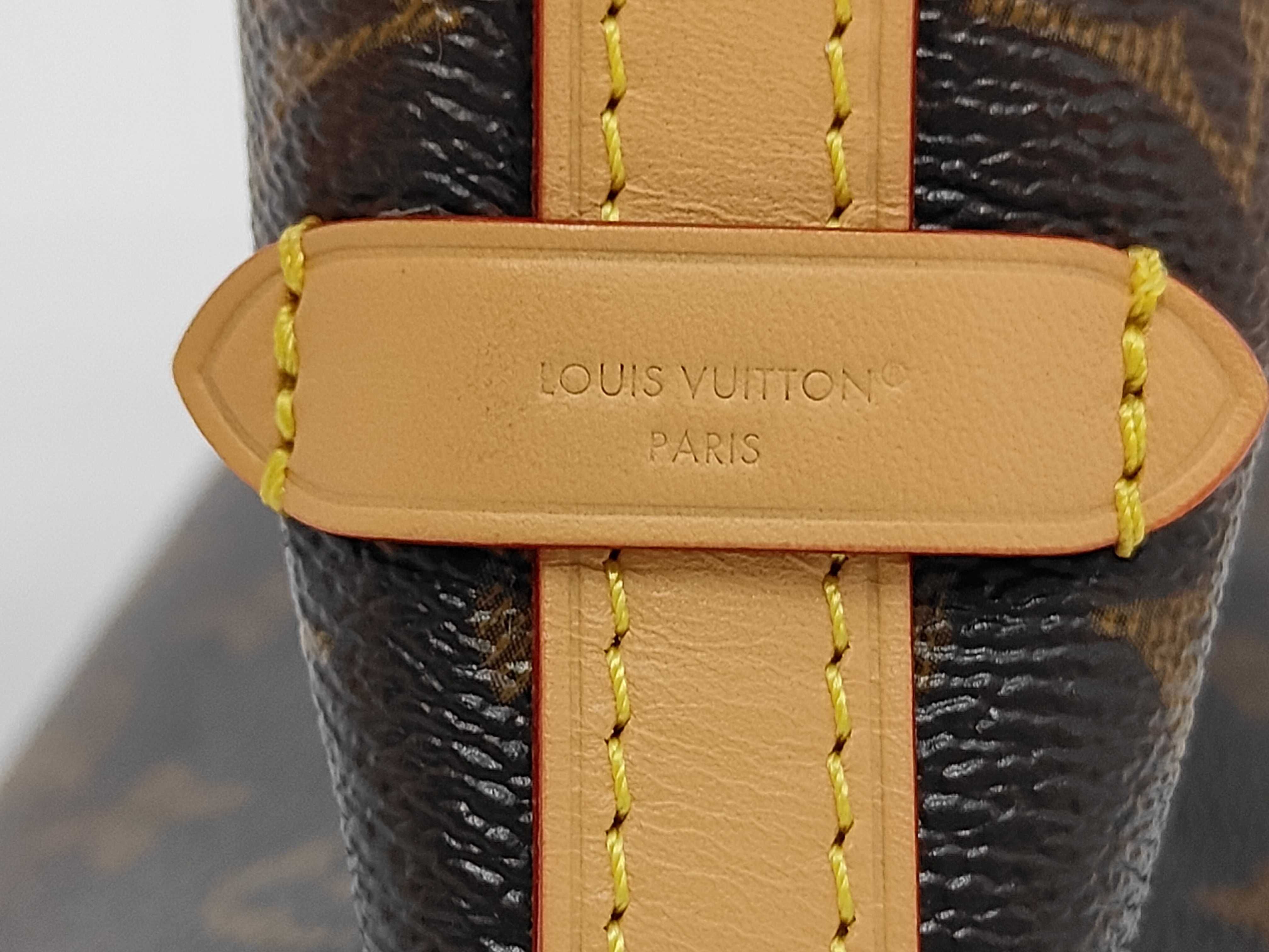 LV Mono M46203 Carryall NM PM RFID Bag with Dust Bag, Pouch, and Charm — view 10