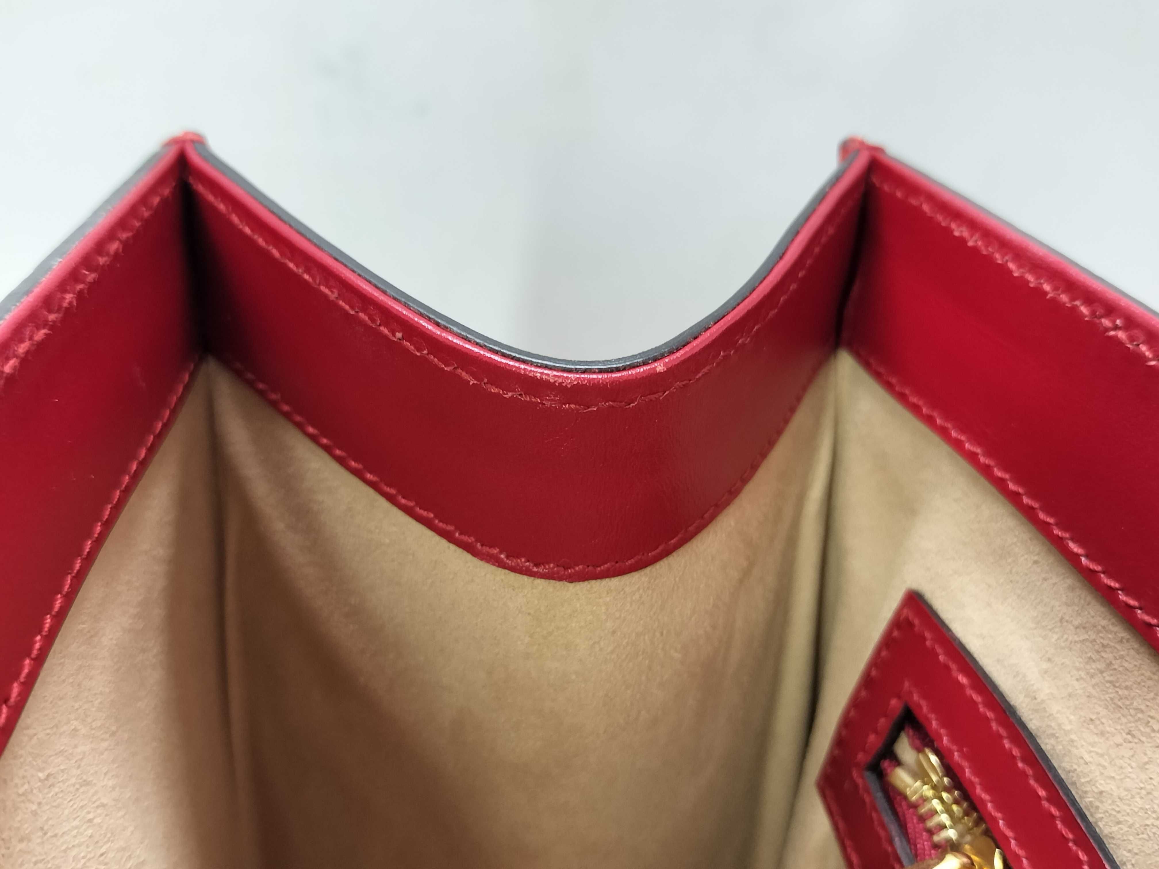 Guccissima DU- Guccissima Leather 2-Way Handbag Red 428208 Handbag — view 13