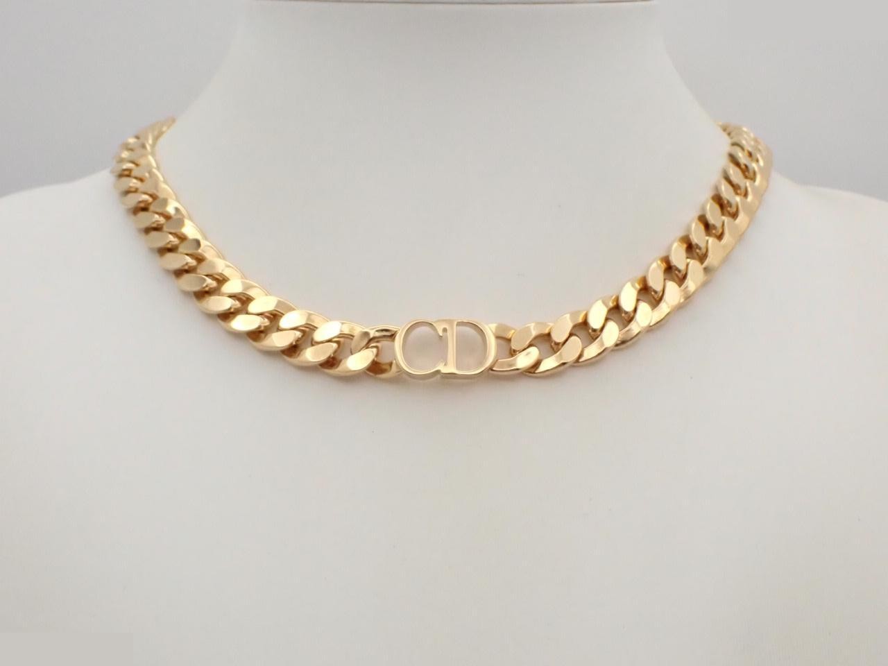 Necklace, CD, Icon, Chain Link, GP (Gold), with Box — view 3