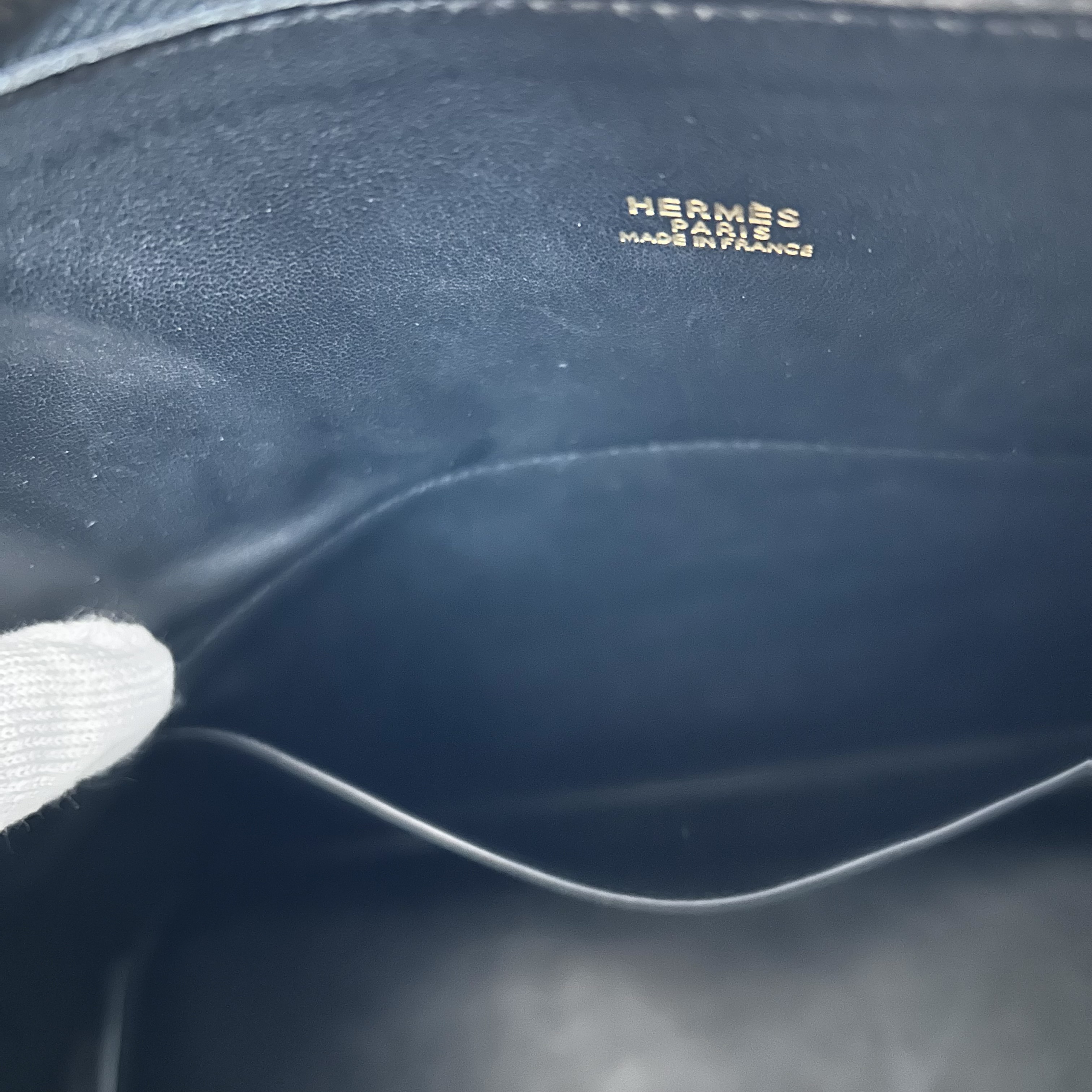 Bolide 31 Box Calf Leather, Black, with X Stamp, Handbag — view 14