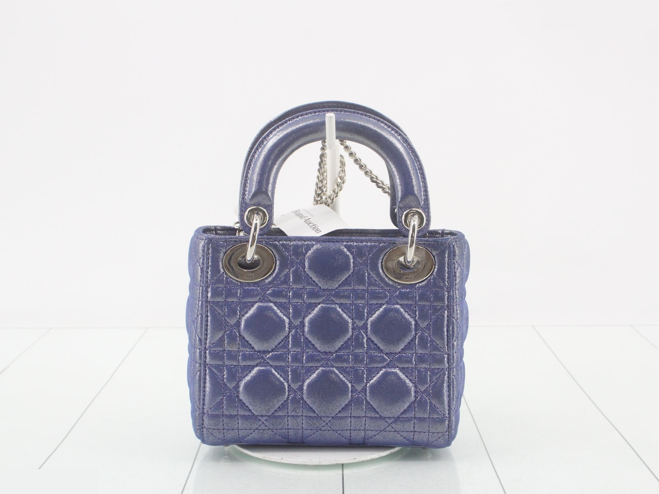 Lady Dior Grid 2-Way Chain Shoulder/Handbag — view 2