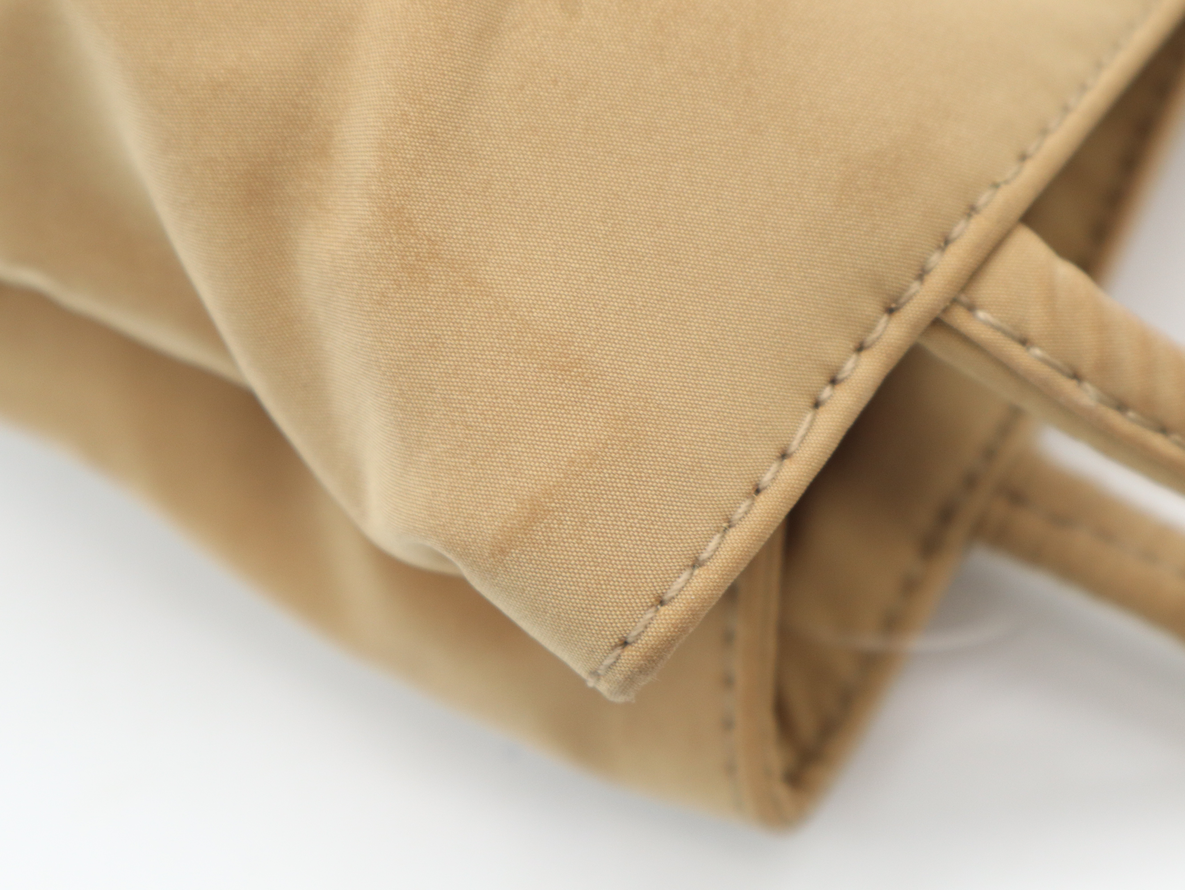 Nylon Mini Handbag, Beige Handbag — view 7