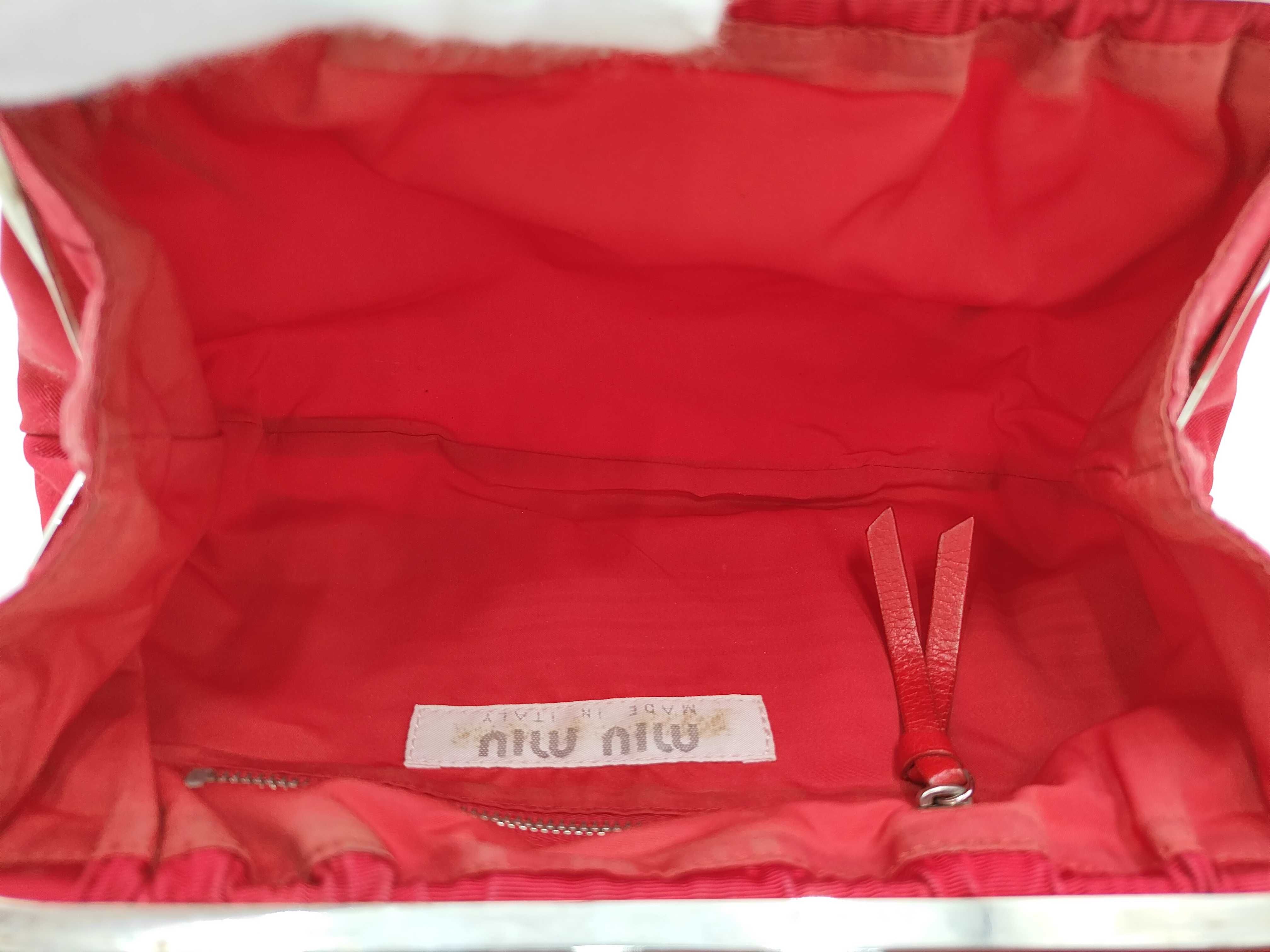 nylon coin purse red handbag — view 6