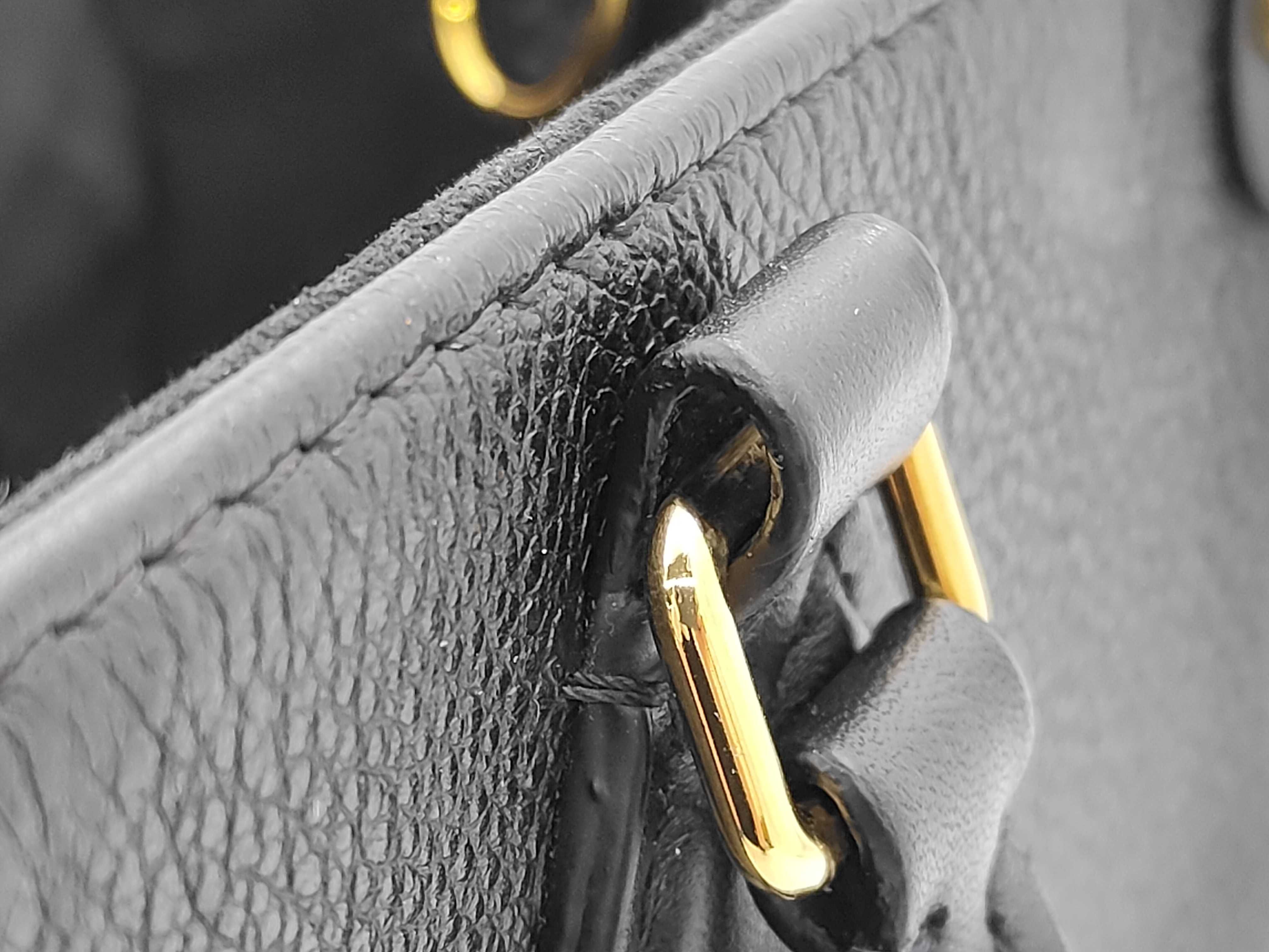Empreinte OnTheGo PM IC Tag Black Gold Hardware with Studs Handbag — view 7