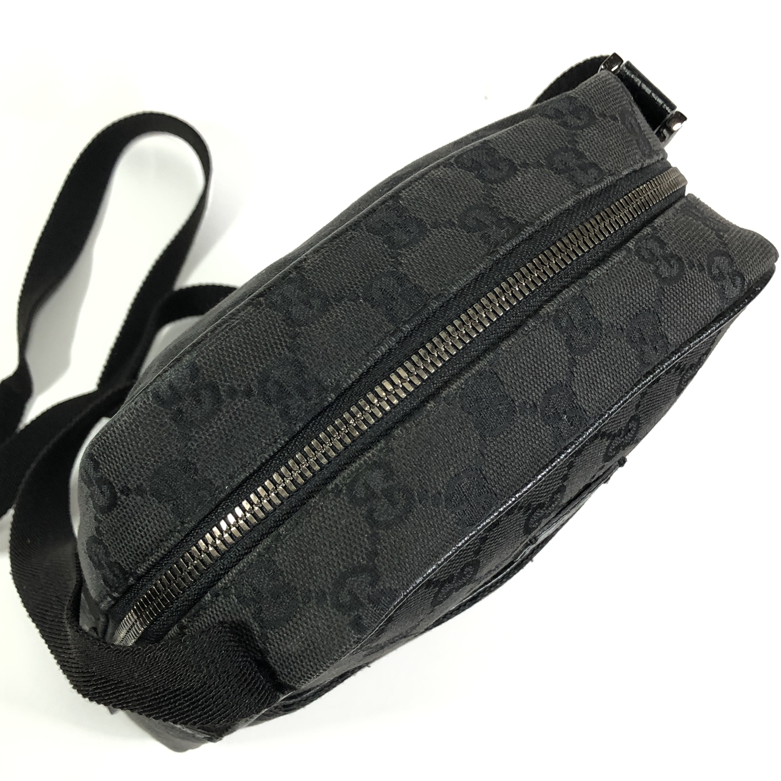 Shoulder Bag GG Pattern 122759 3444 Crossbody Pouch Canvas x Leather Made in Italy — view 11