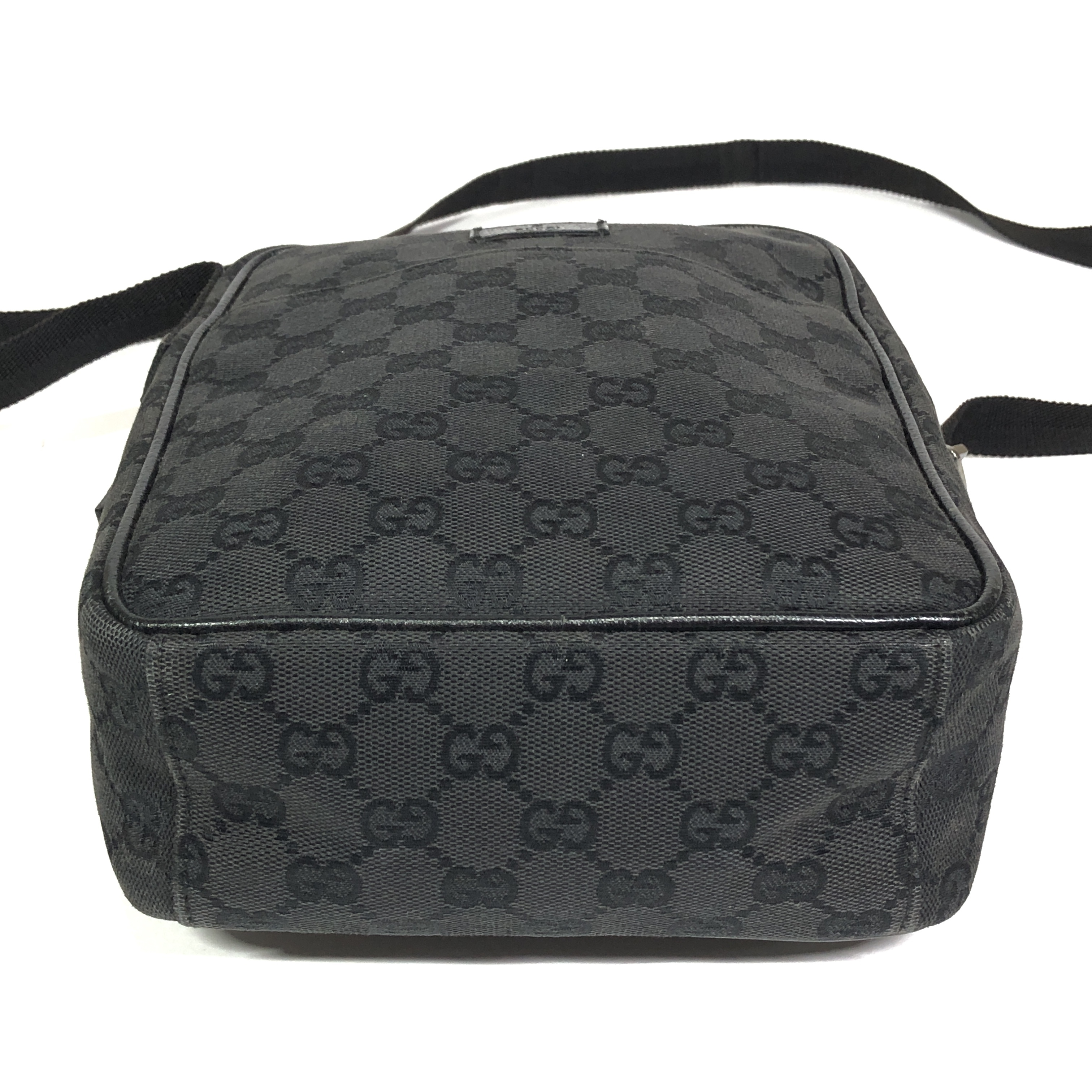 Shoulder Bag GG Pattern 122759 3444 Crossbody Pouch Canvas x Leather Made in Italy — view 4