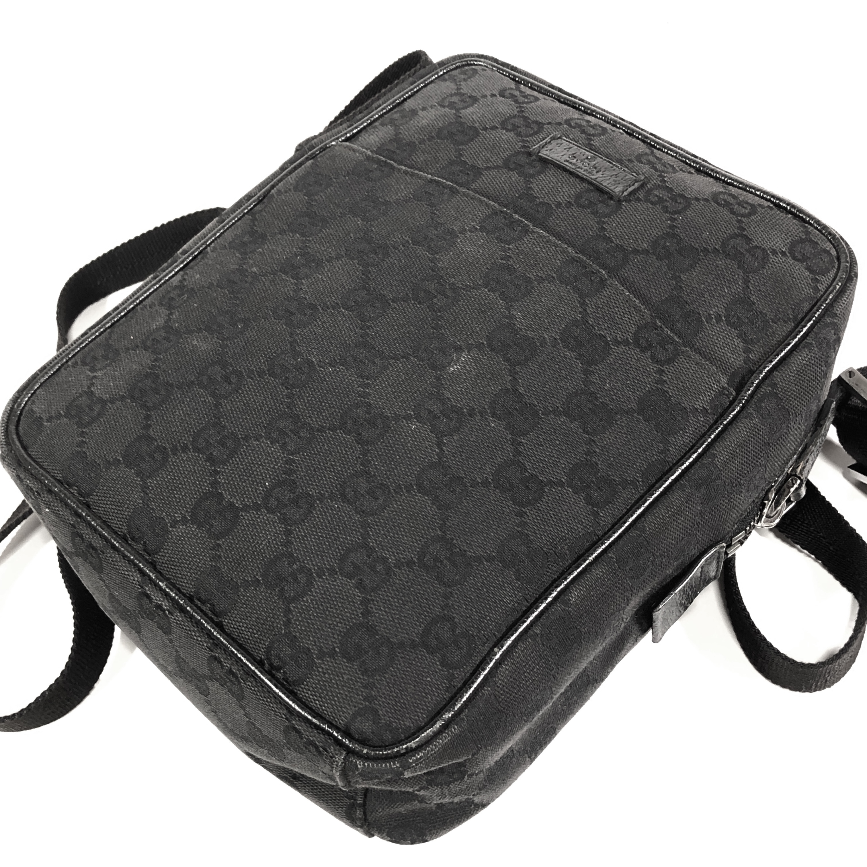 Shoulder Bag GG Pattern 122759 3444 Crossbody Pouch Canvas x Leather Made in Italy — view 7