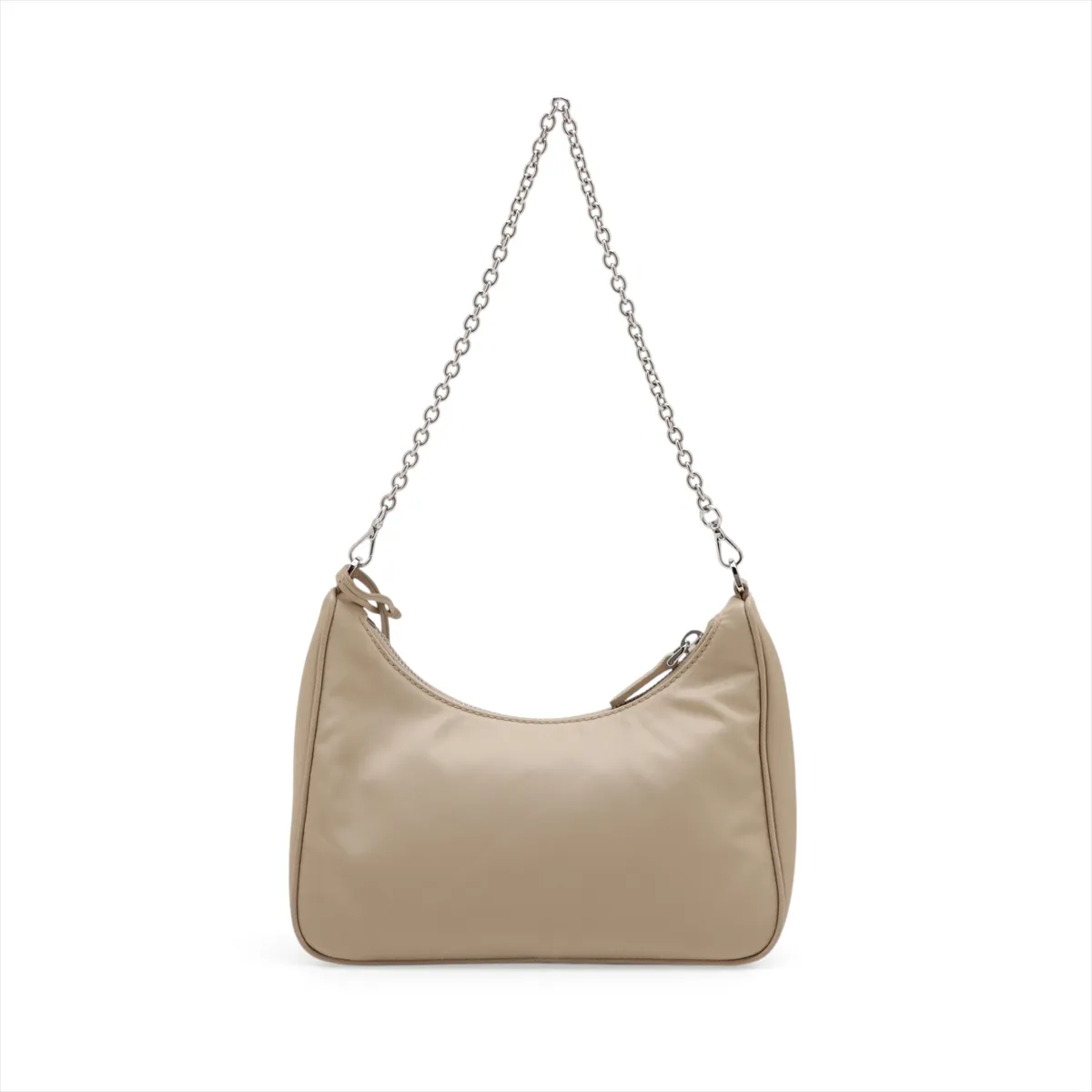 Tessuto Nylon Shoulder Bag, Beige — view 2