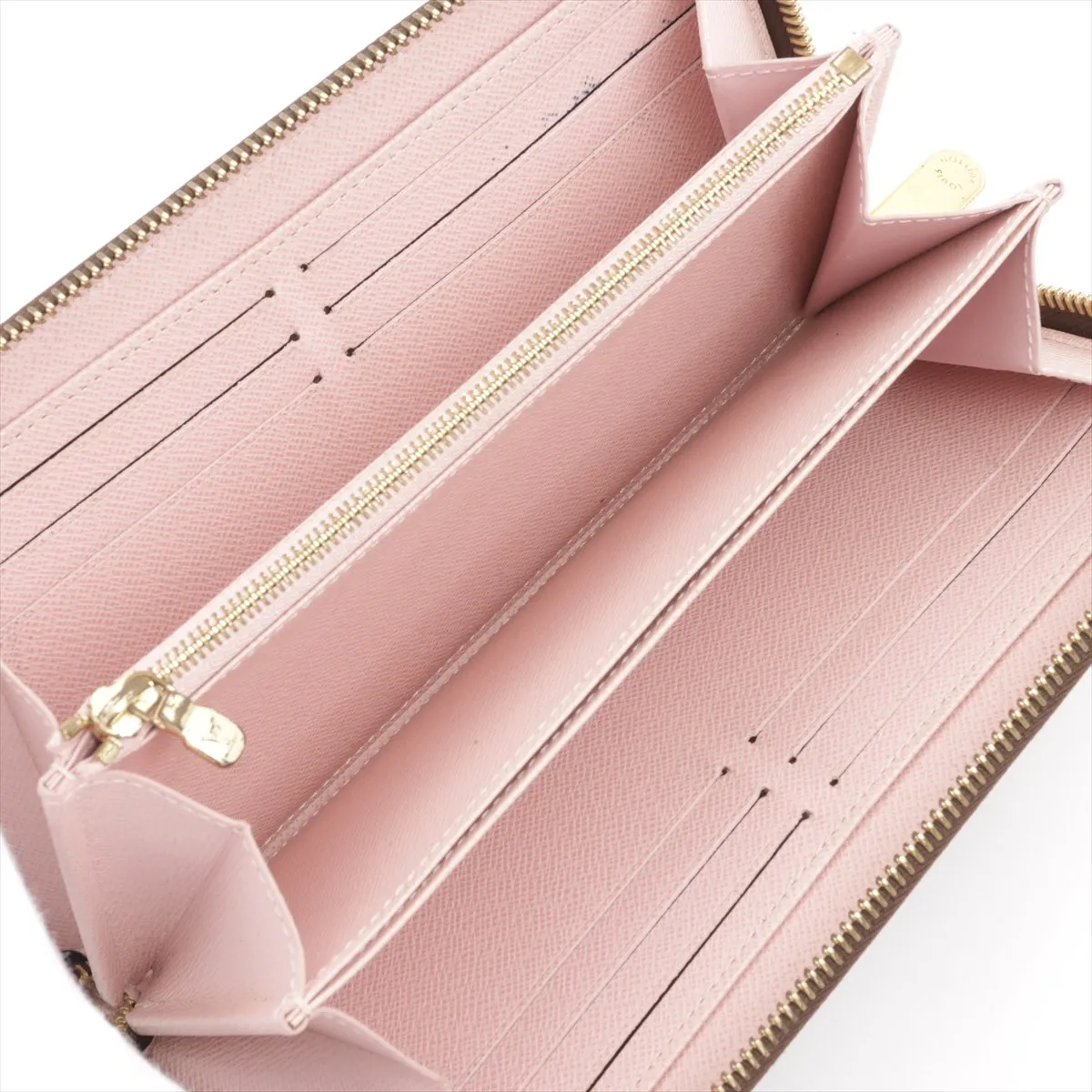 Monogram Zippy Wallet M41894 LM2149 Rose Ballerine Round Zip Wallet — view 3