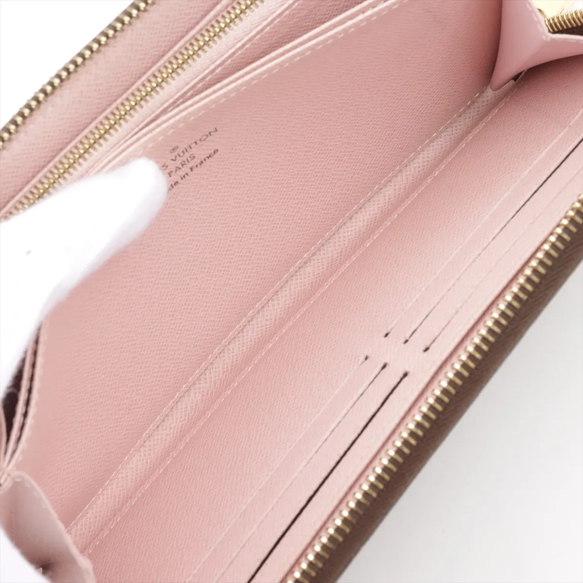 Monogram Zippy Wallet M41894 LM2149 Rose Ballerine Round Zip Wallet — view 7