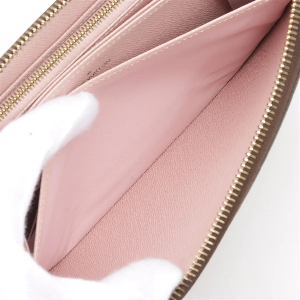 Monogram Zippy Wallet M41894 LM2149 Rose Ballerine Round Zip Wallet — view 8