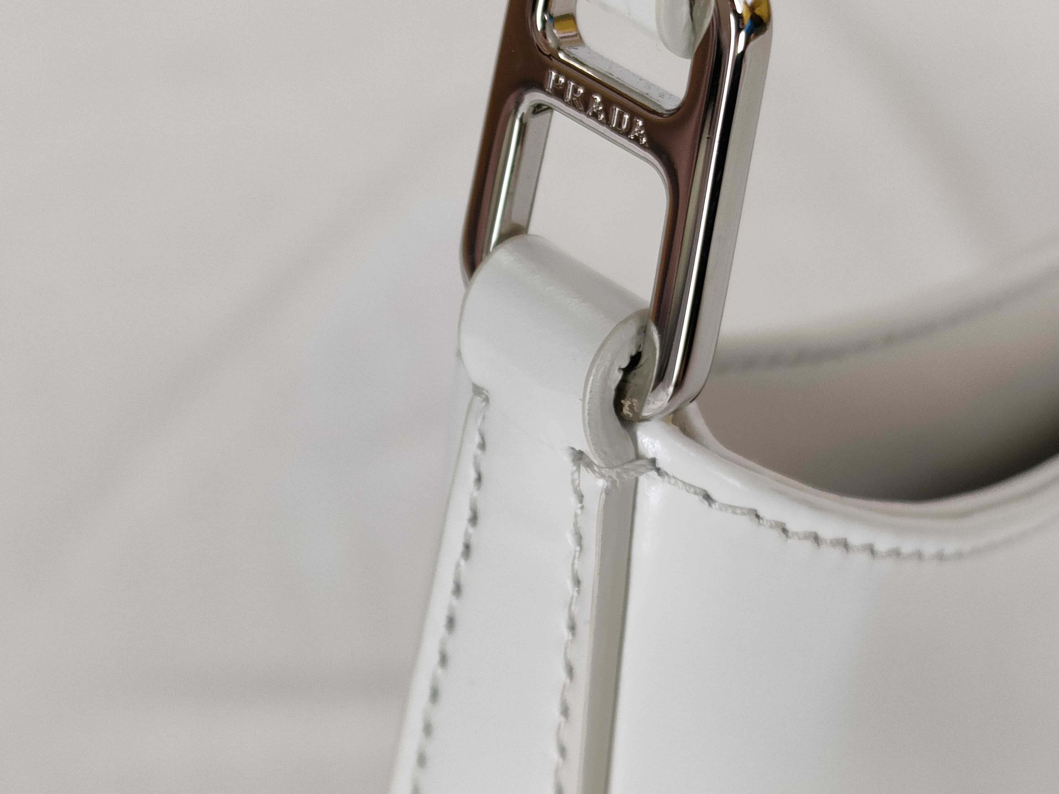 KR- Cleo Leather Shoulder bag White 1BC499 Shoulder bag — view 5