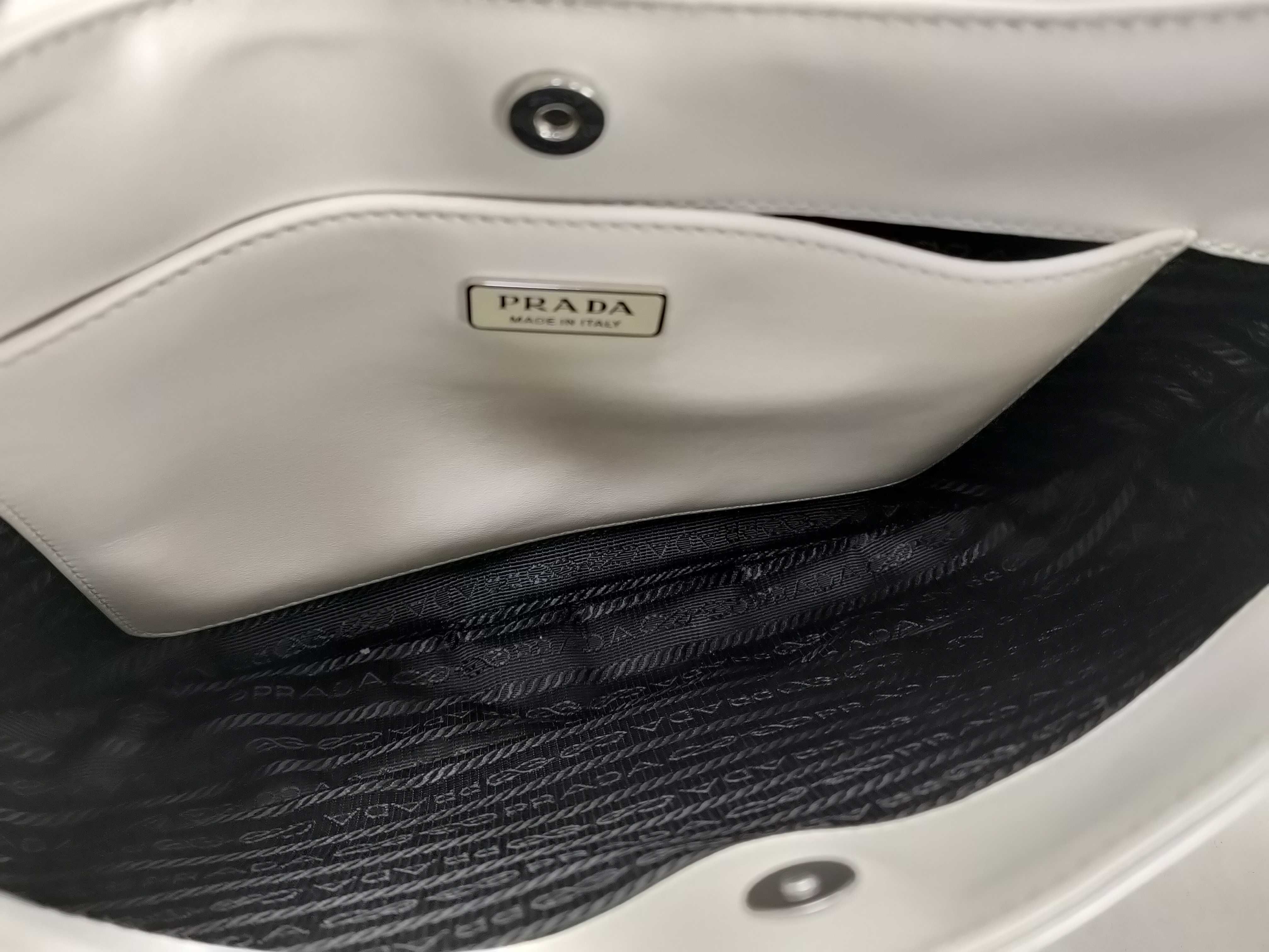 KR- Cleo Leather Shoulder bag White 1BC499 Shoulder bag — view 9