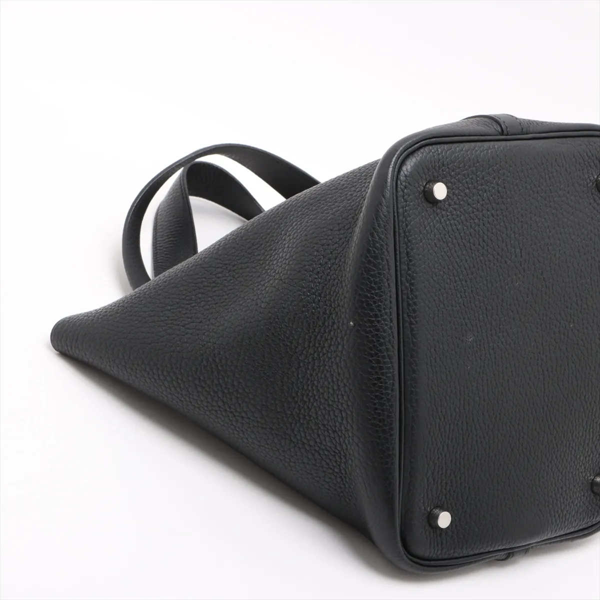 Picotin 22 MM Taurillon Clemence Black Silver Hardware J: 2006 — view 4