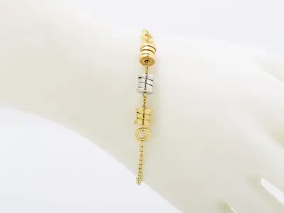 Element Bracelet 750, 9.1g, approx. 17cm