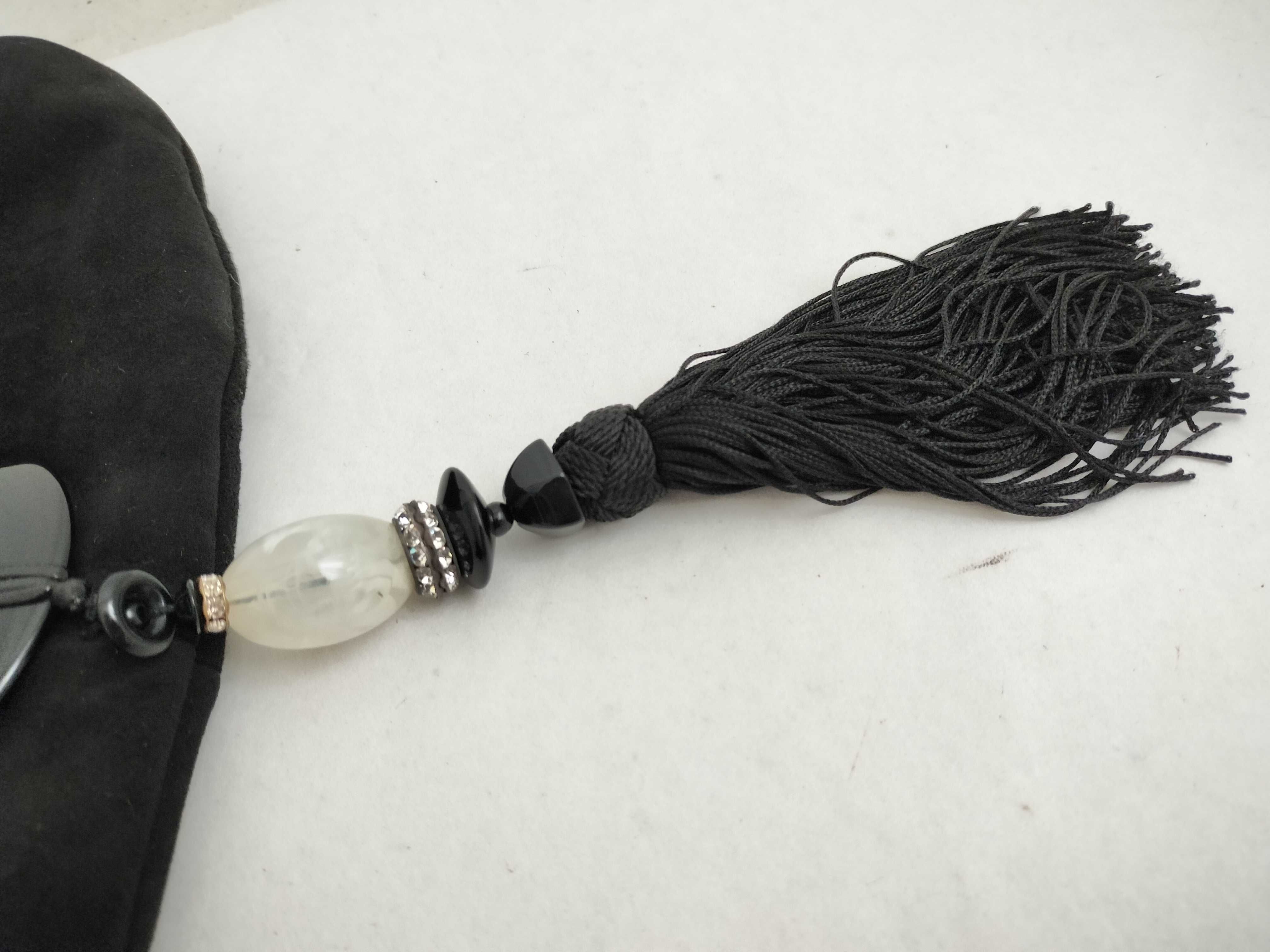 RIVE GAUCHE Tassel Lace-Up Shoulder Bag with Rhinestones (Tom Ford Era) — view 15