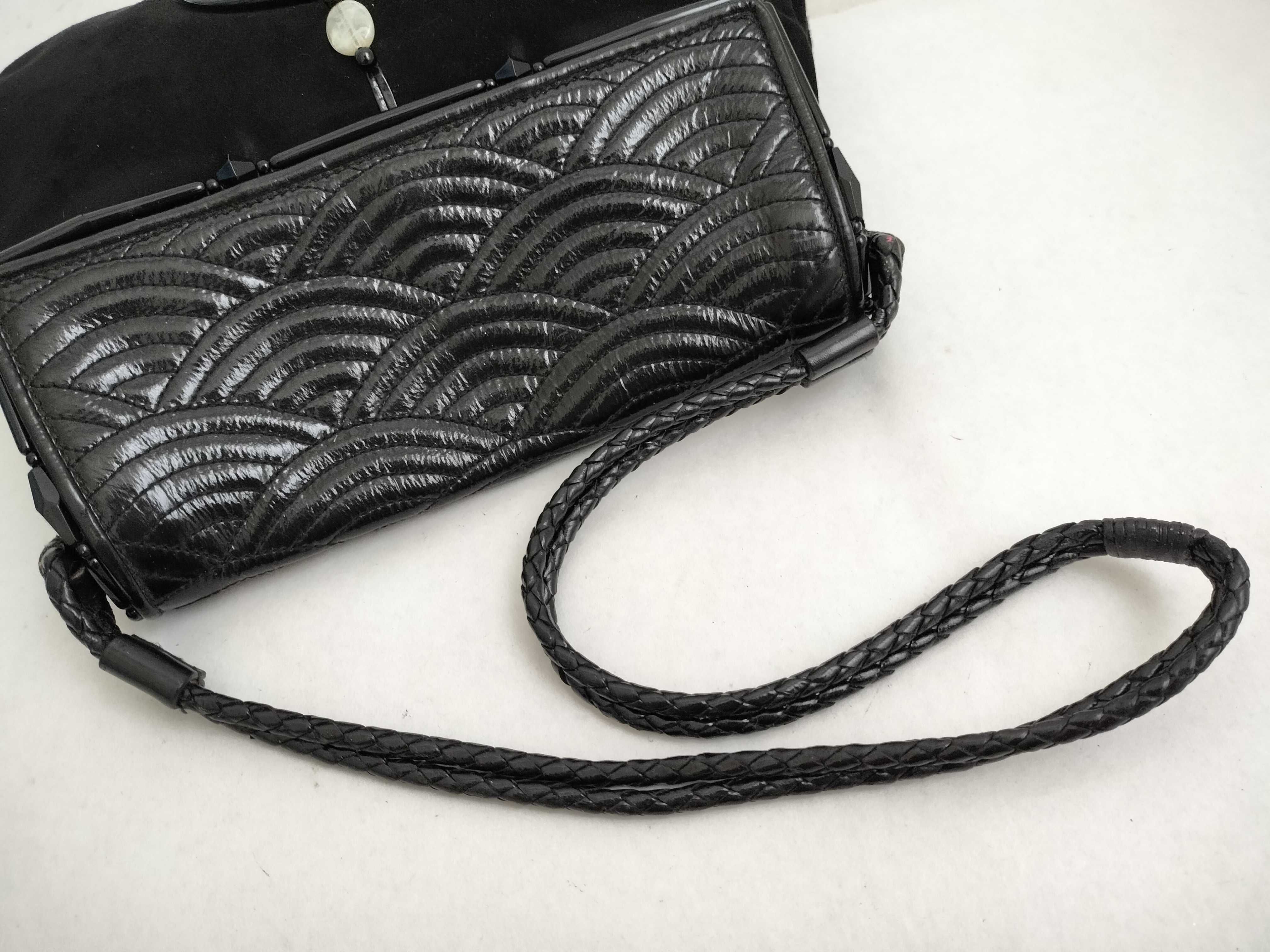 RIVE GAUCHE Tassel Lace-Up Shoulder Bag with Rhinestones (Tom Ford Era) — view 3