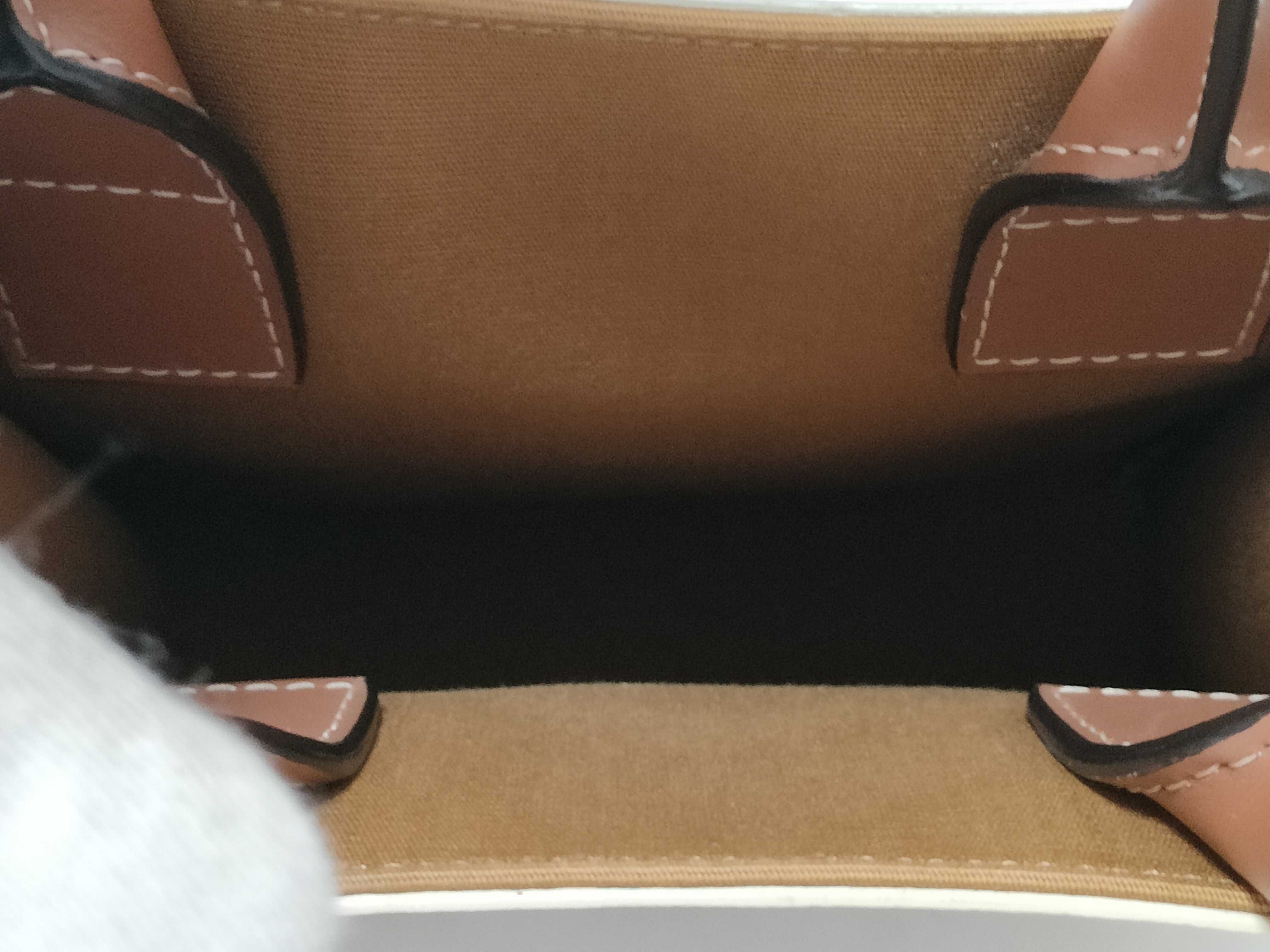 Triomphe Mini Vertical Hippo 2way Tote Bag Shoulder Handbag — view 9