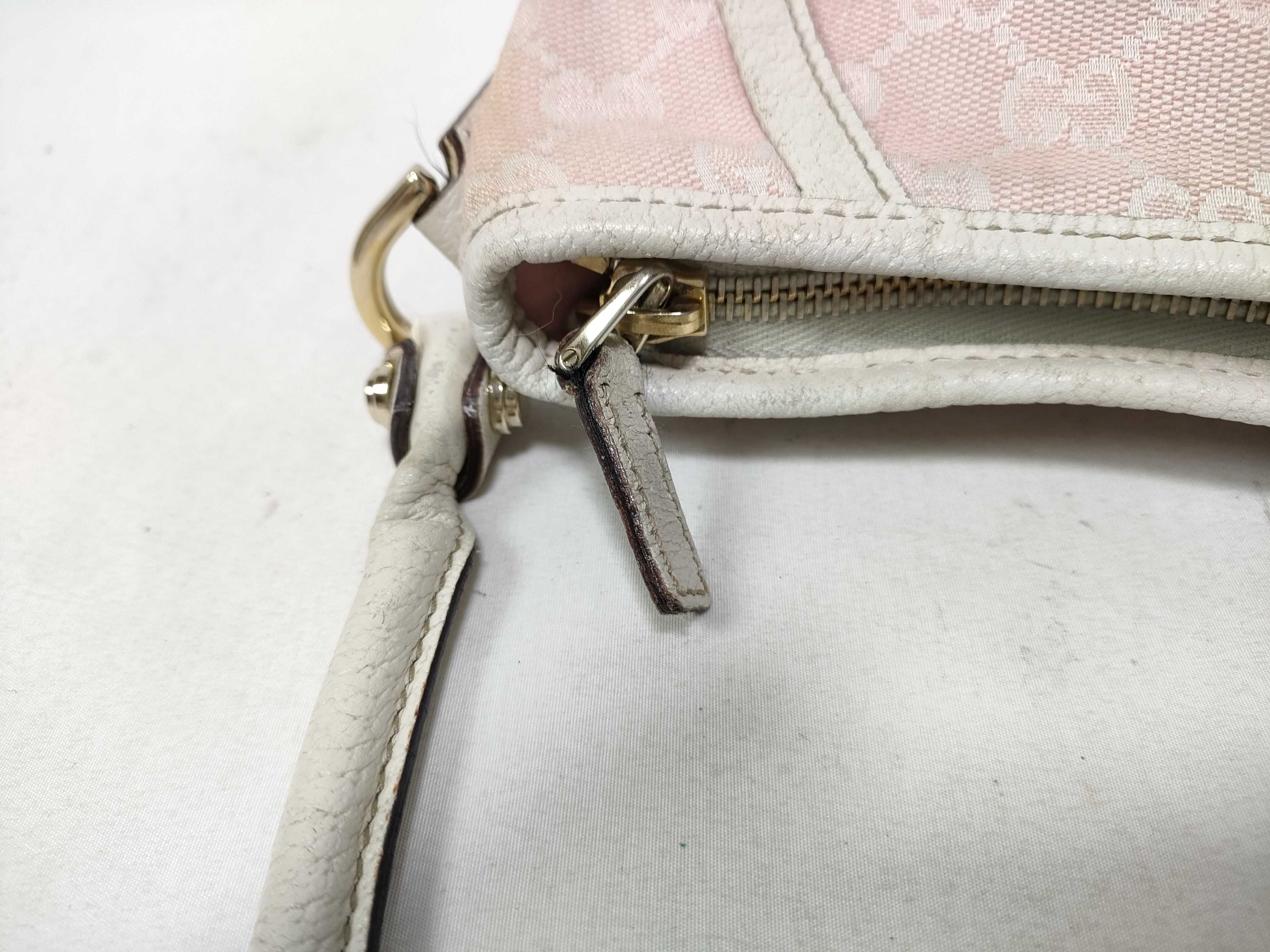Pink GG Canvas Vintage Mini Wrist Bag Handbag — view 12