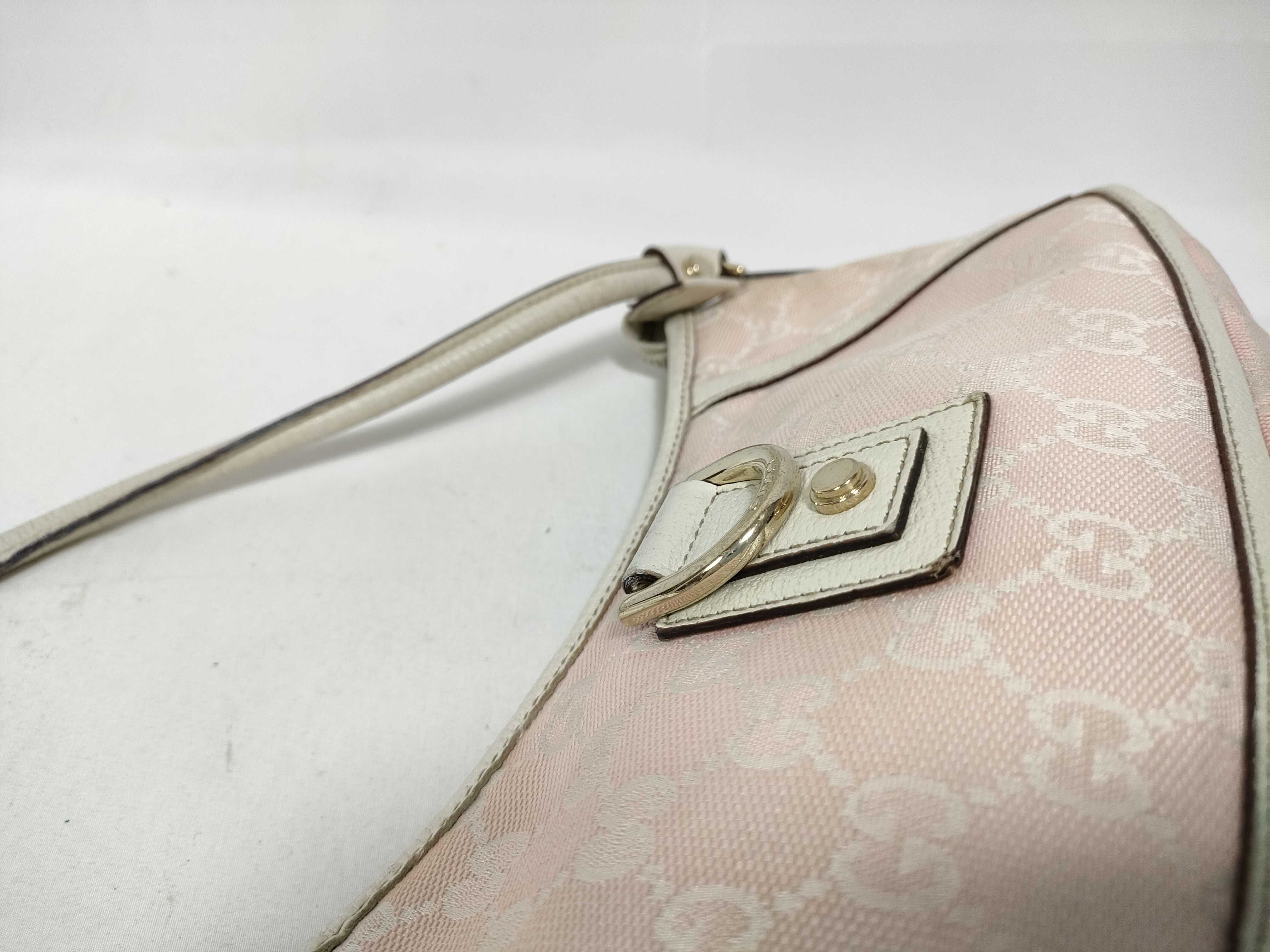 Pink GG Canvas Vintage Mini Wrist Bag Handbag — view 6