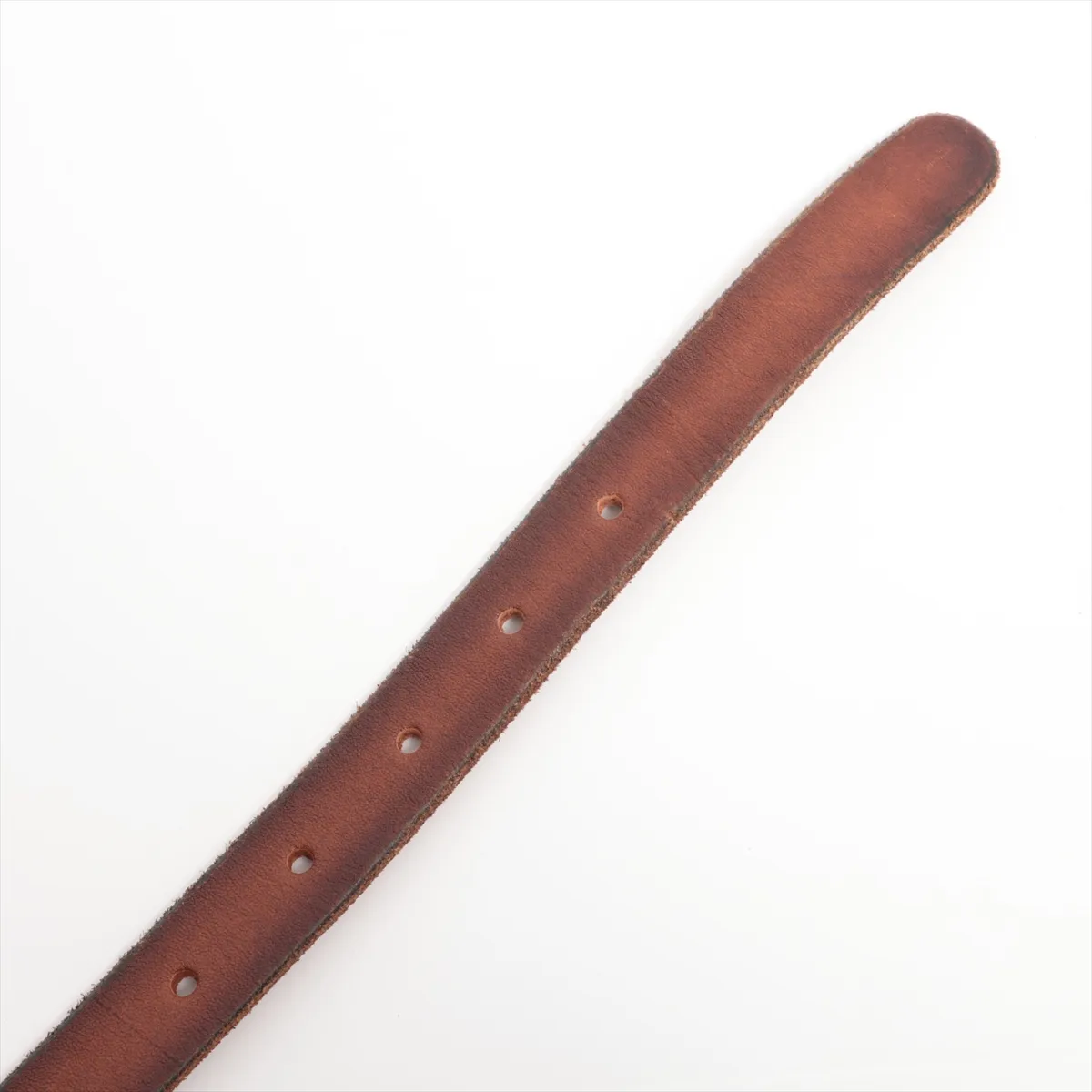 409417 GG Marmont Belt 70 GP x Leather Gold x Brown — view 3